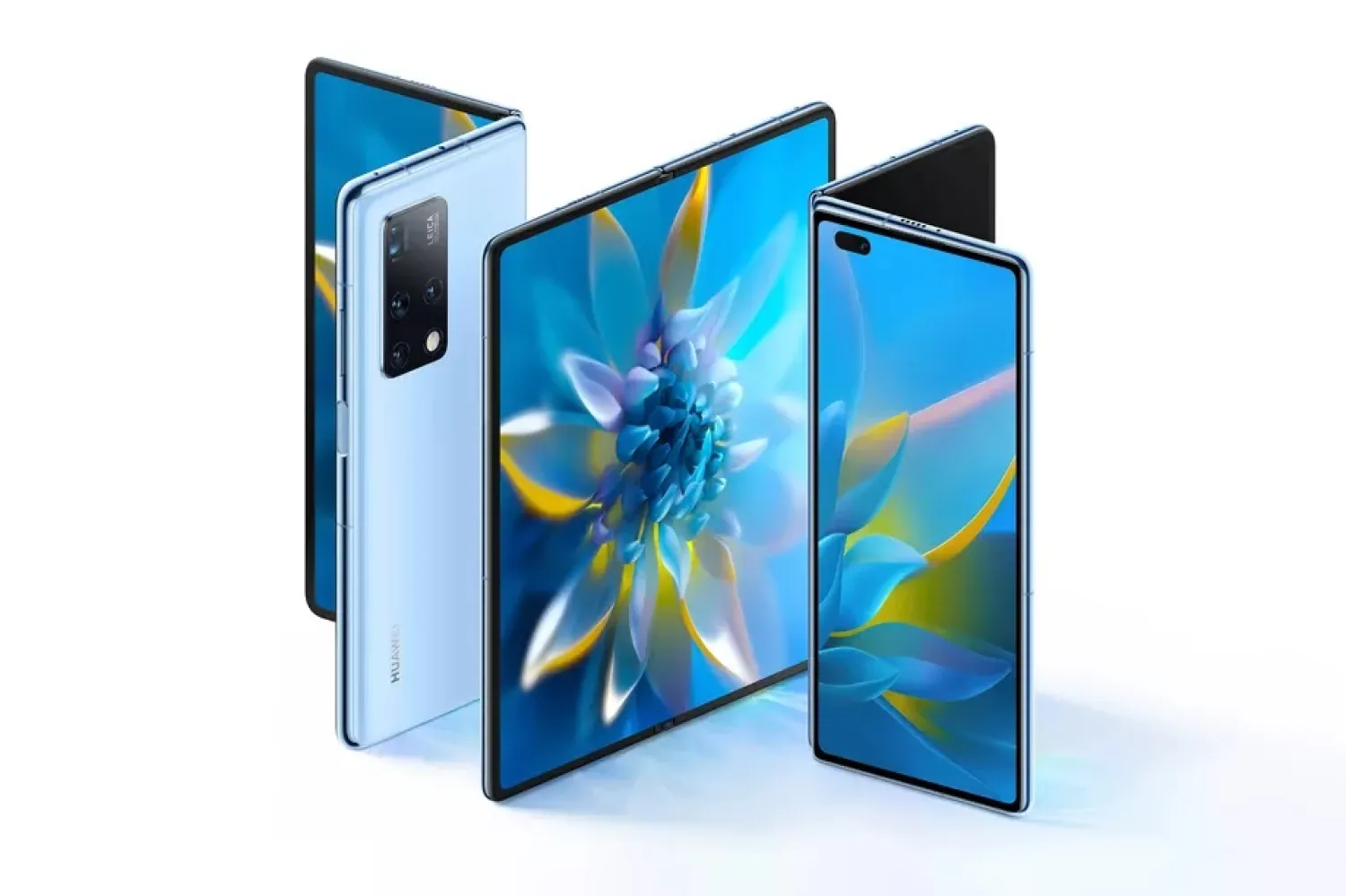 The Mate X2 has an 8-inch screen that folds inward. (Huawei)