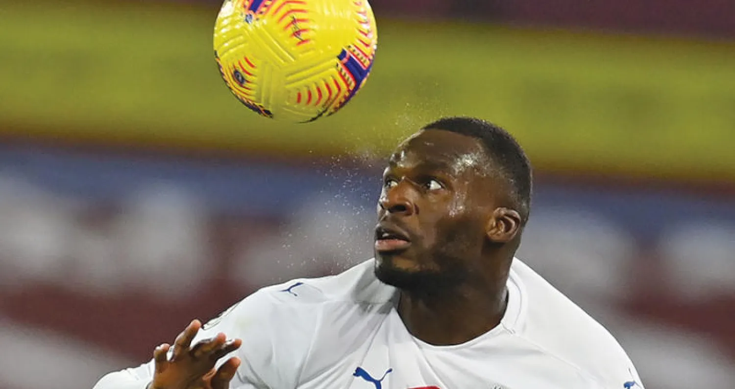 بنتيكي منح بالاس انتصاراً ثميناً  على برايتون (أ.ف.ب)