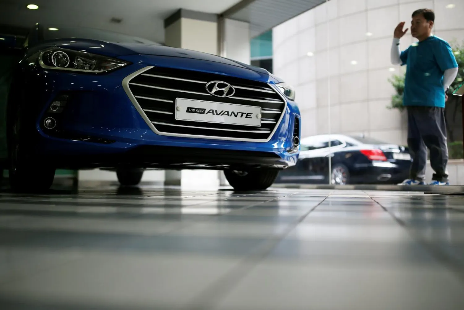 Hyundai Motor's Avante also known as Elantra in US is seen at a dealership in Seoul, South Korea, July 20, 2016. REUTERS/Kim Hong-Ji