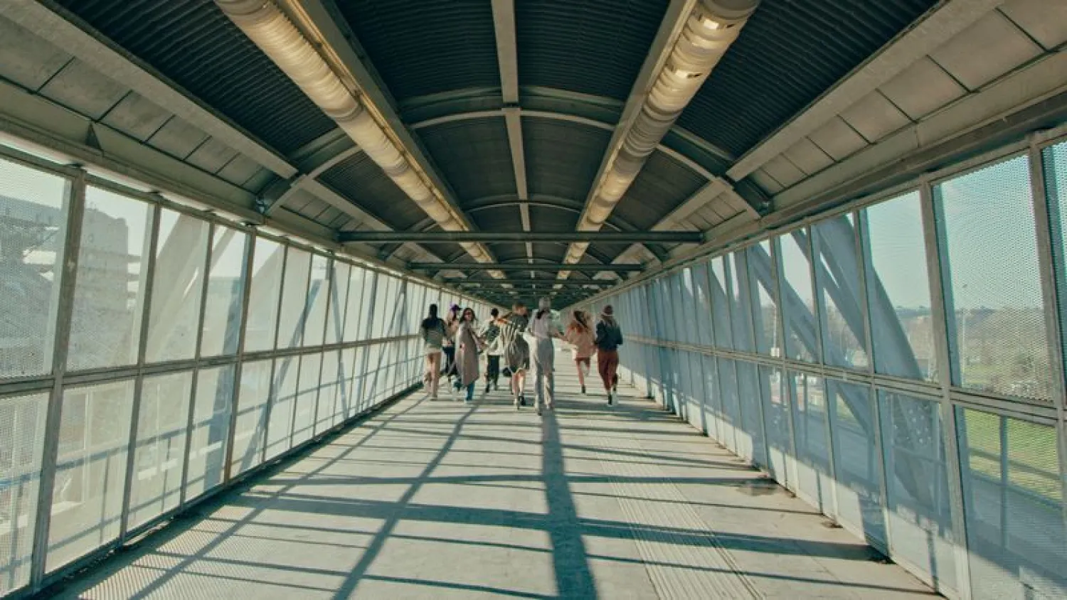 Models present creations from the Missoni Fall/Winter 2021/2022 women's collection during a livestreamed show at Milan Fashion Week in Milan, Italy, in this picture released on February 24, 2021. (Handout via Reuters)