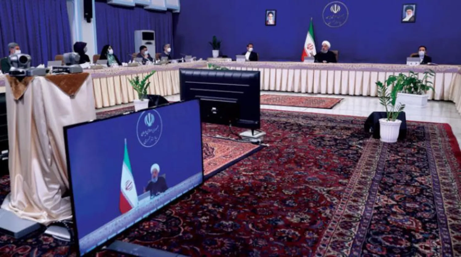 İran Cumhurbaşkanı Hasan Ruhani, 24 Şubat’ta düzenlenen bakanlar toplantısına başkanlık etti. (İran Cumhurbaşkanlığı)