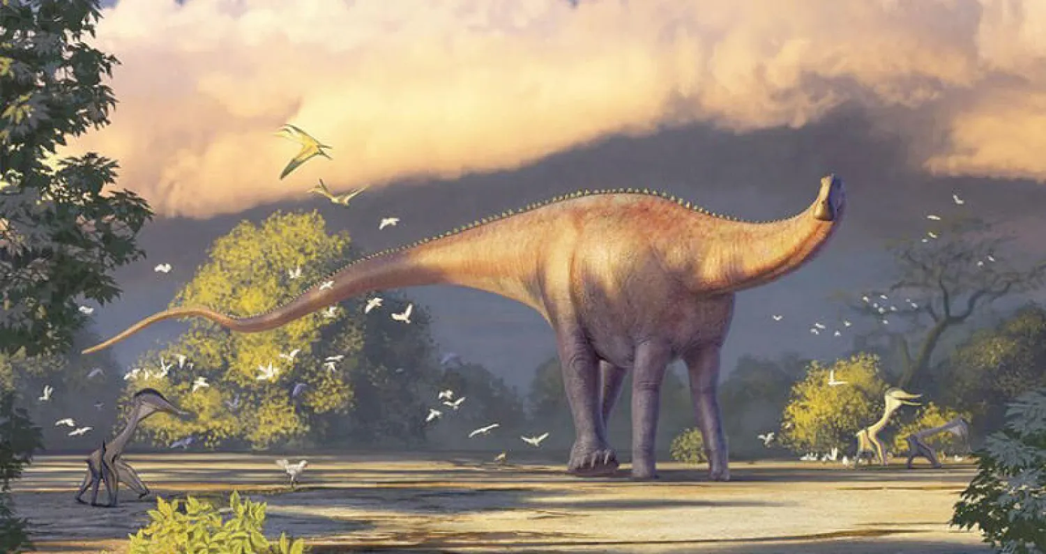 شكل تخيلي للديناصور...(الفريق البحثي)