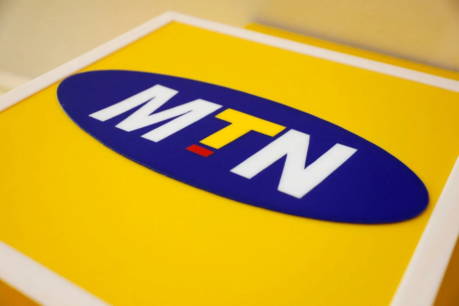 The logo of MTN is pictured in Abuja, Nigeria September 11, 2018. (Reuters)