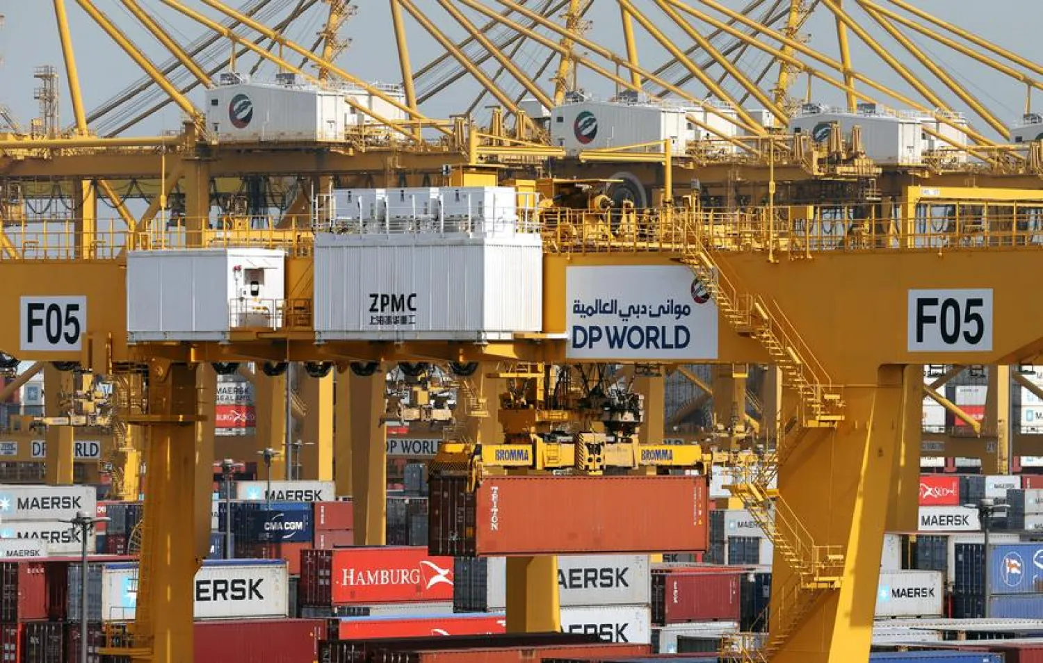 FILE PHOTO: General view of a stock yard of DP World's fully automated Terminal 2 at Jebel Ali Port in Dubai, United Arab Emirates, December 27, 2018. REUTERS/Hamad I Mohammed/File Photo
