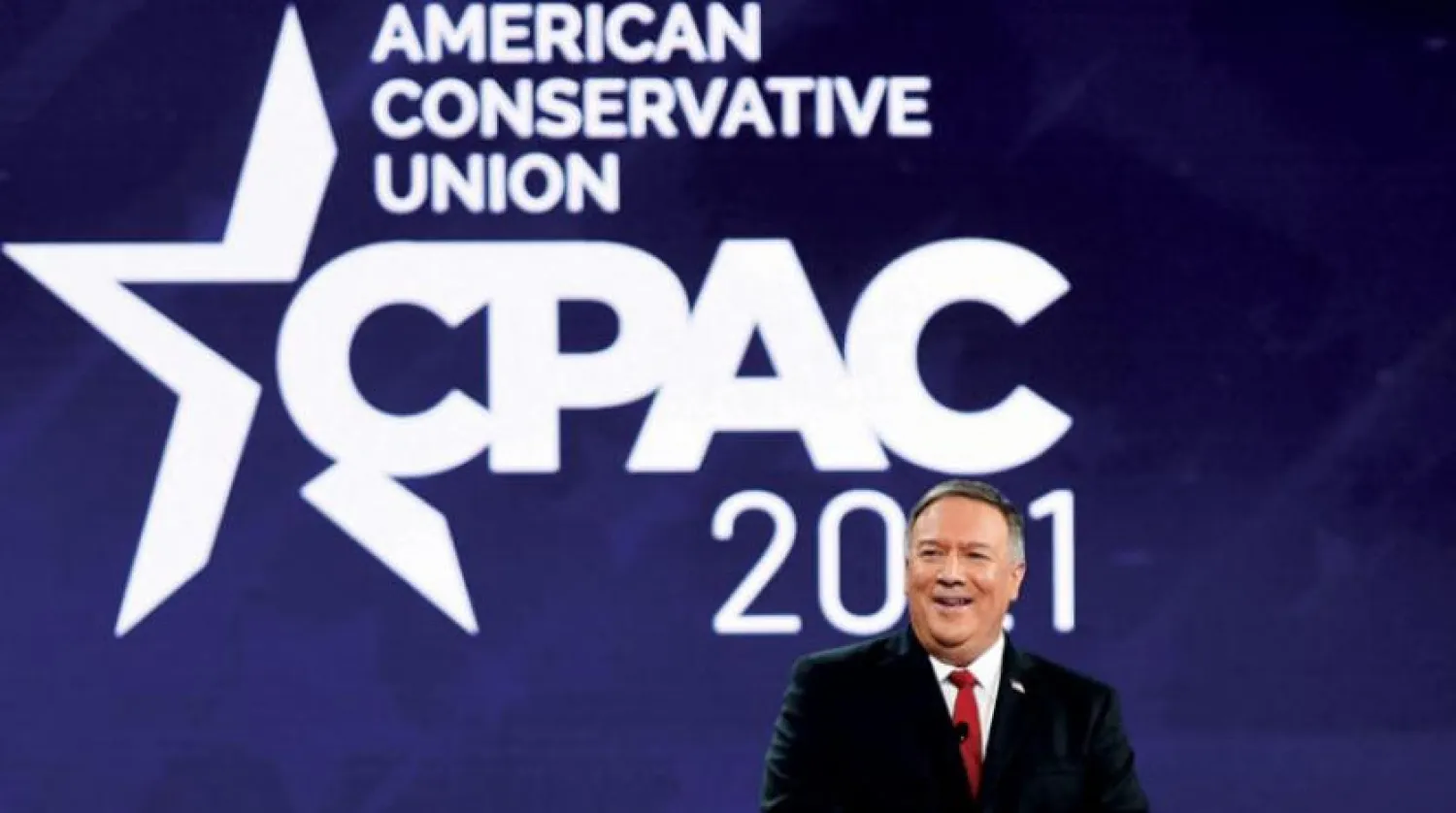 27 February 2021, US, Orlando: Former US Secretary of State Mike Pompeo addresses attendees at the Conservative Political Action Conference 2021 at the Hyatt Regency. Photo: Paul Hennessy/SOPA Images via ZUMA Wire/dpa