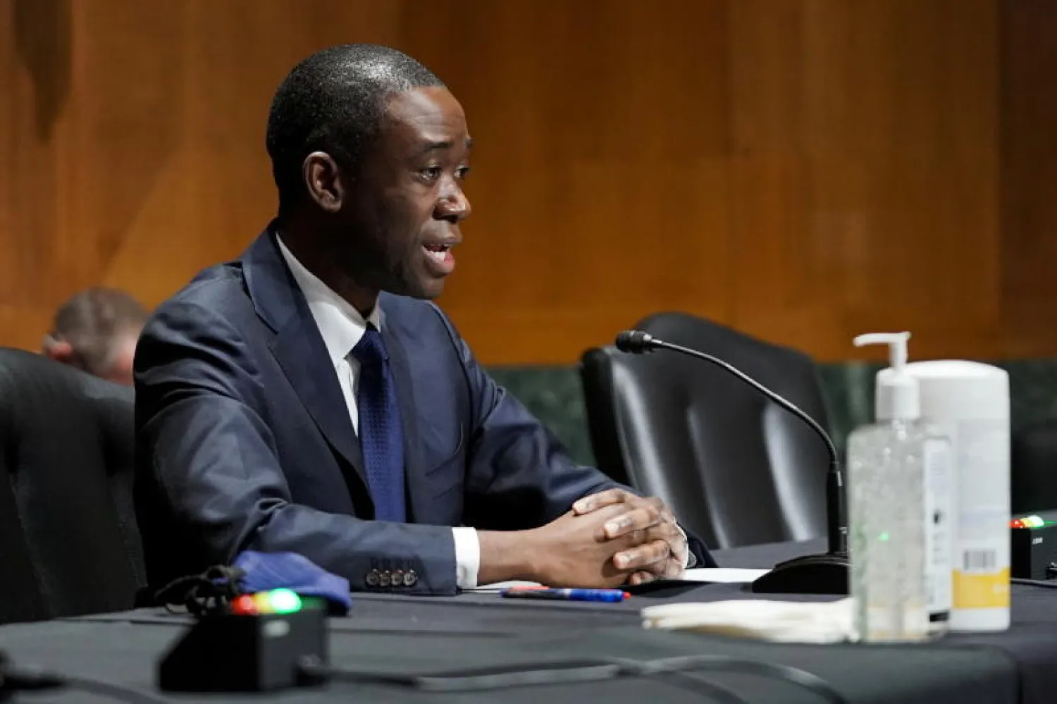 والي أدييمو مرشح الرئيس الأميركي جو بايدن لمنصب نائب وزير الخزانة (رويترز)