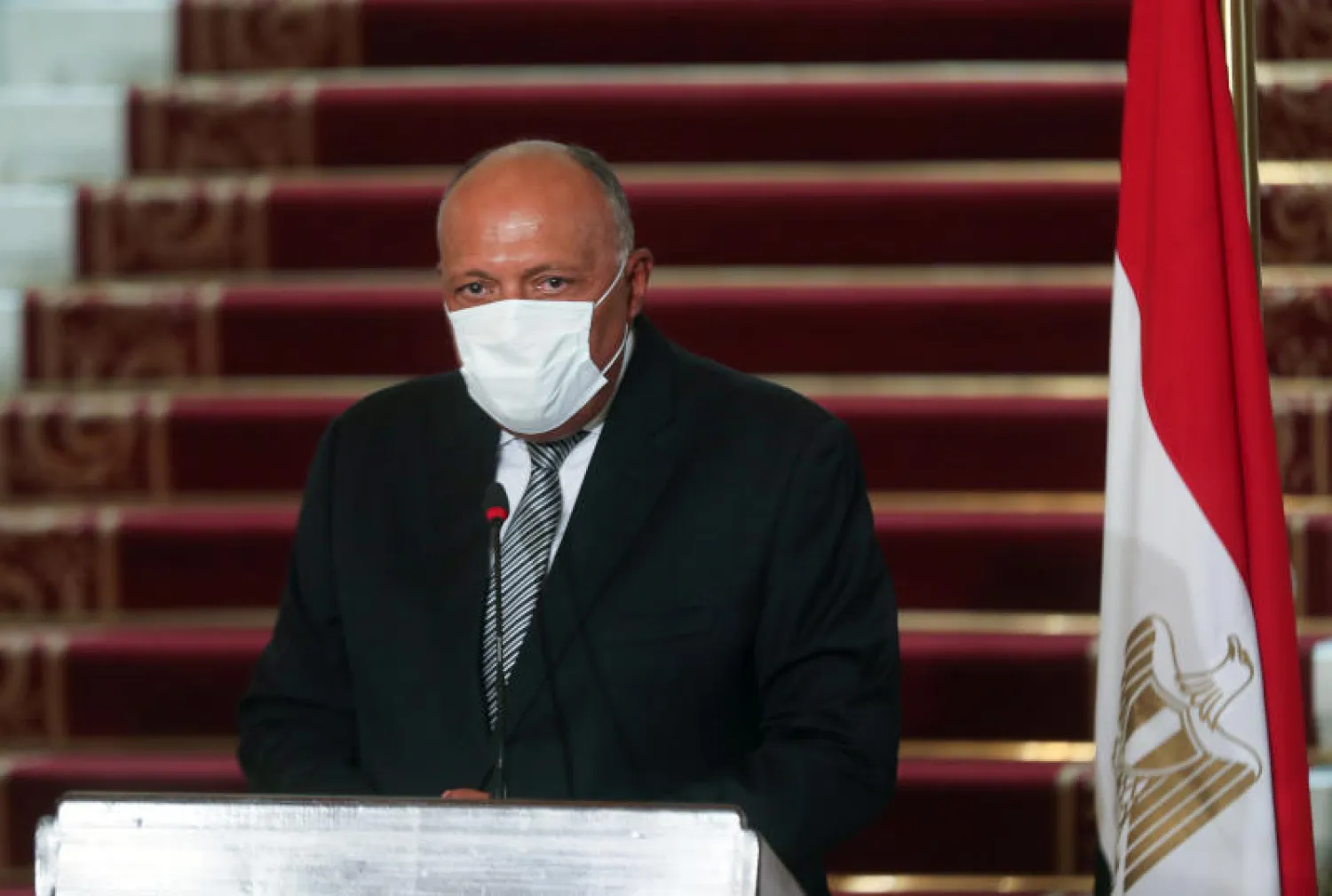 وزير الخارجية المصري سامح شكري (رويترز)