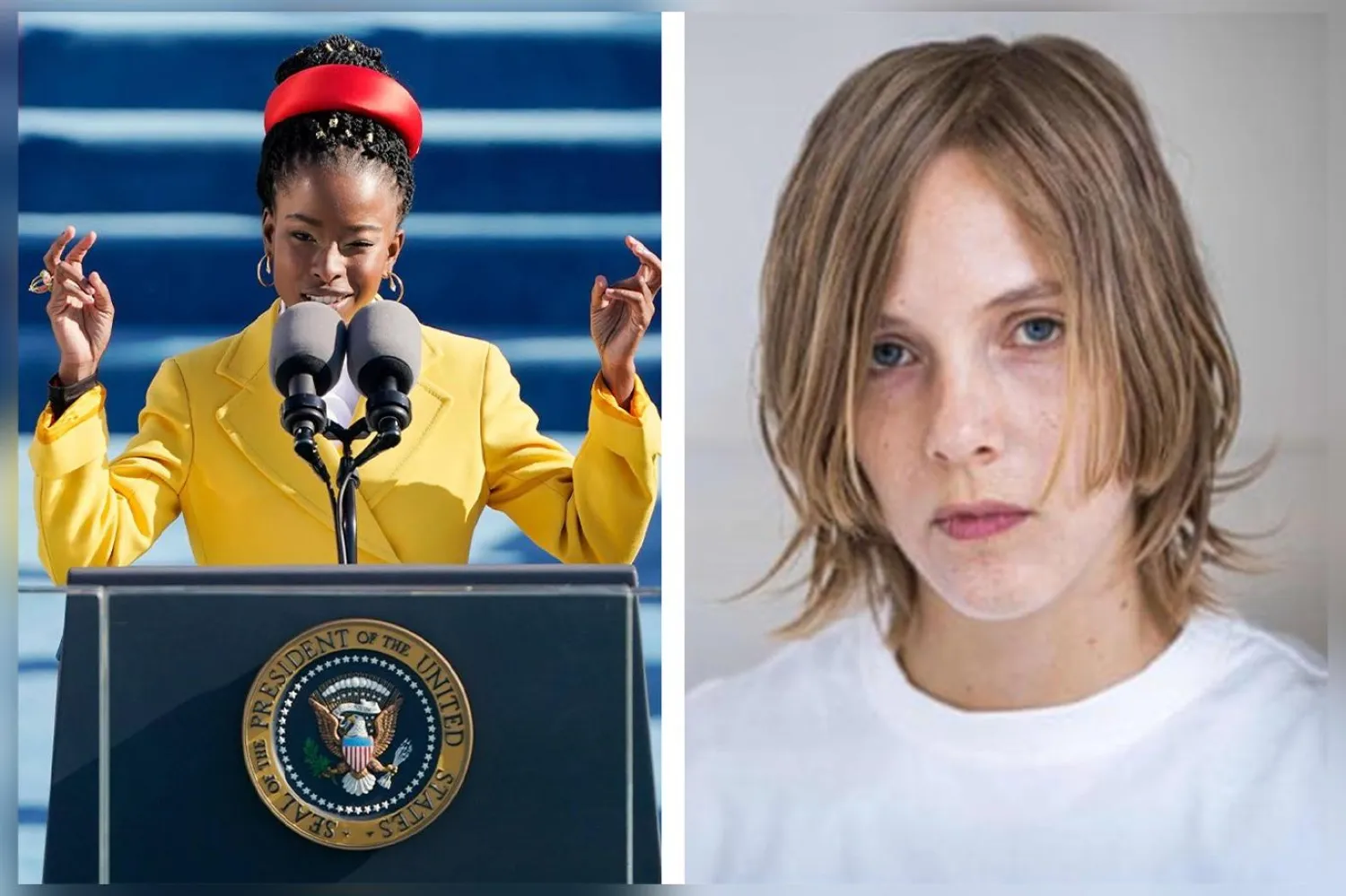 Amanda Gorman'ın çevirilerini yapmayacağını açıklayan Marieke Lucas Rijneveld, "The Discomfort of Evening" kitabıyla Booker Ödülünü kazanmıştı. (AFP)