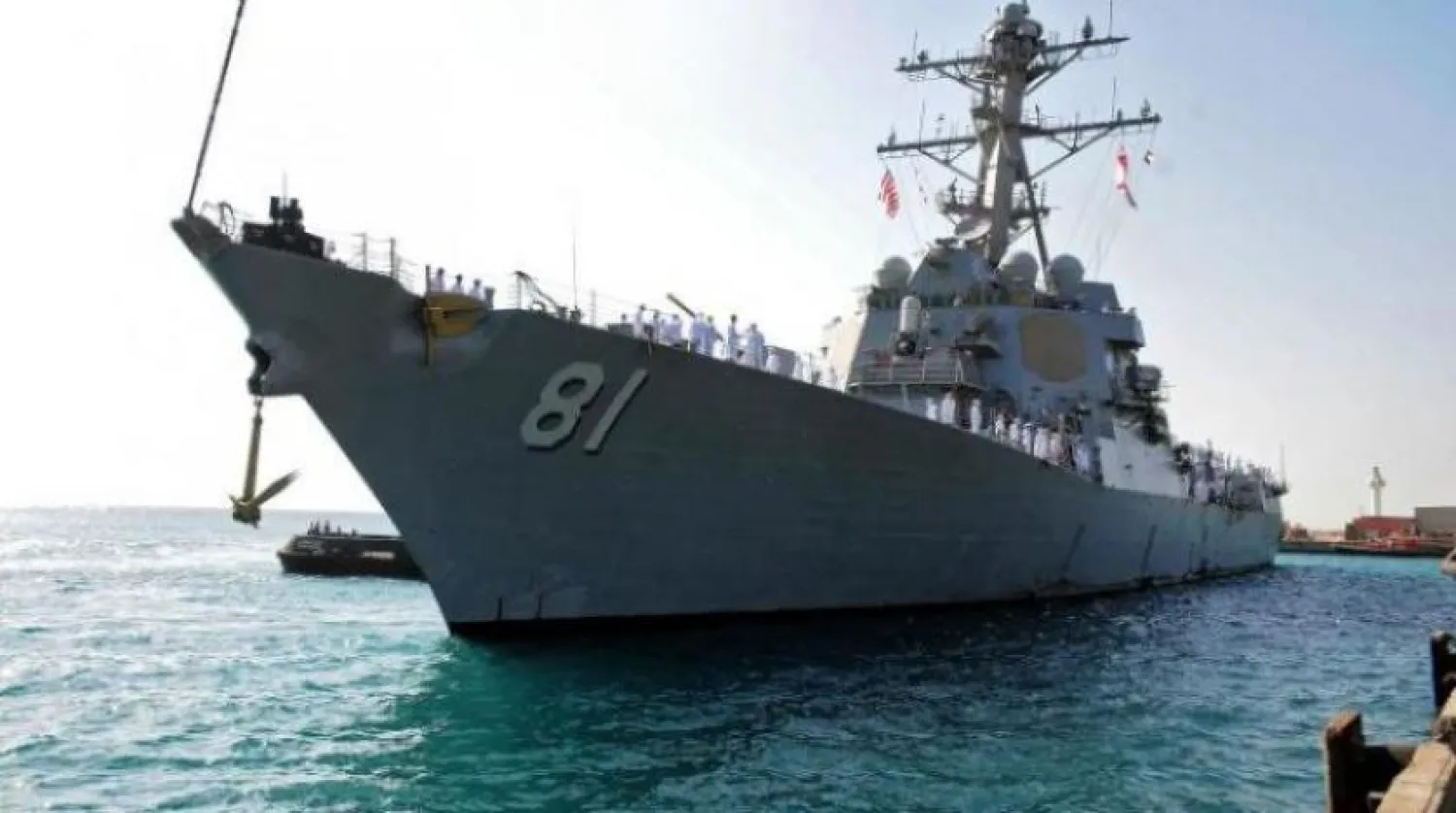 المدمرة الأميركية «يو إس إس ونستون تشرشل» (أ.ف.ب)
