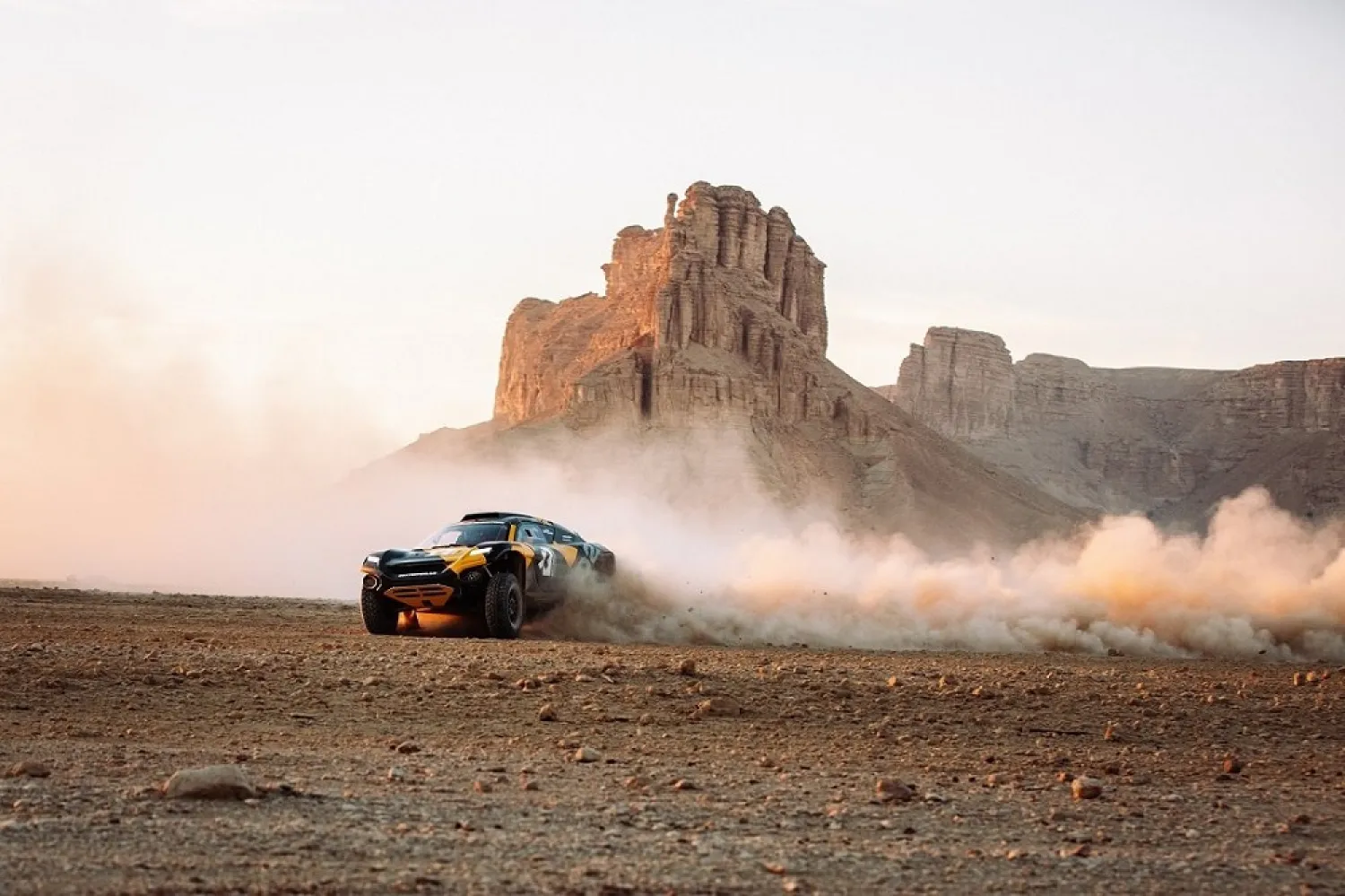 Saudi Arabia’s AlUla will host the first race of the Extreme E racing series on April 3-4. (Extreme E)