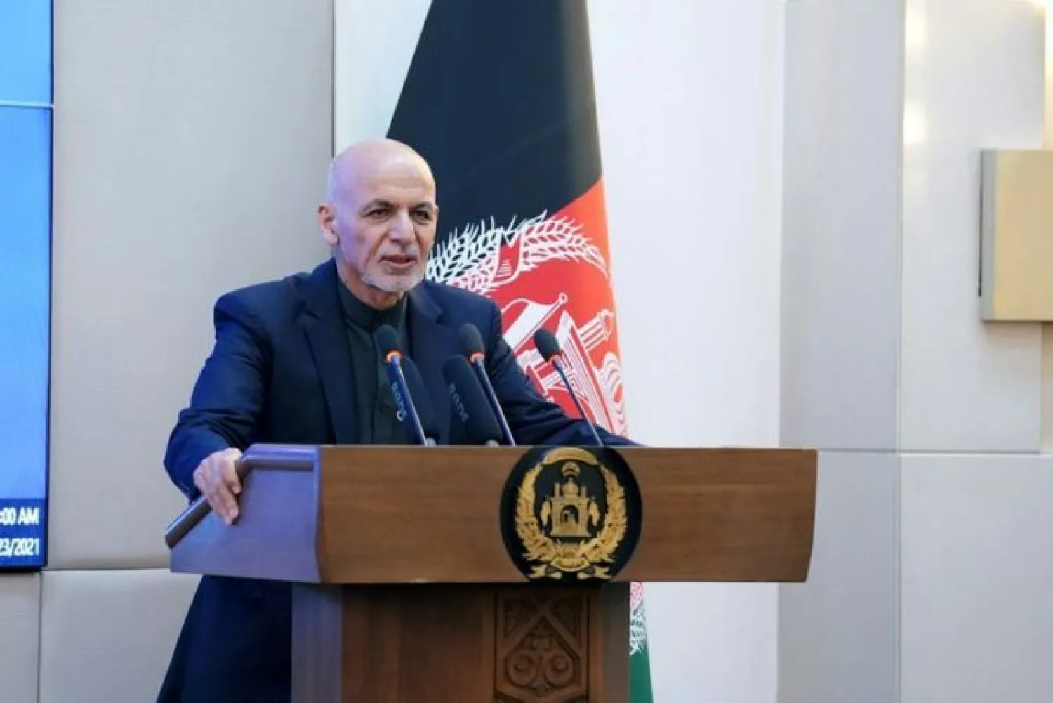 Afghan President Ashraf Ghani speaks during a ceremony in Kabul | Photo: REUTERS