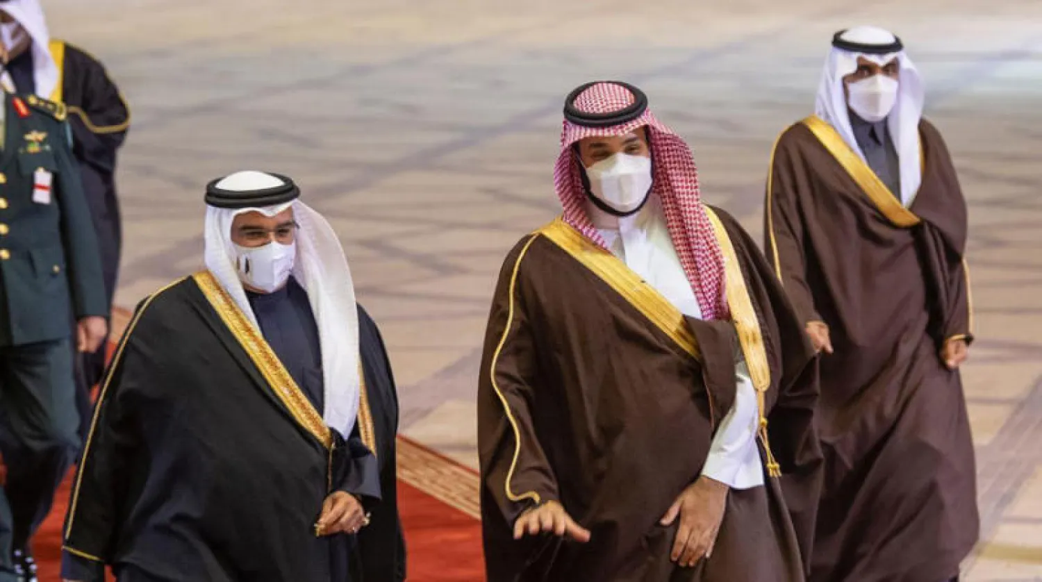 الأمير محمد بن سلمان مستقبلاً ولي عهد البحرين (واس)