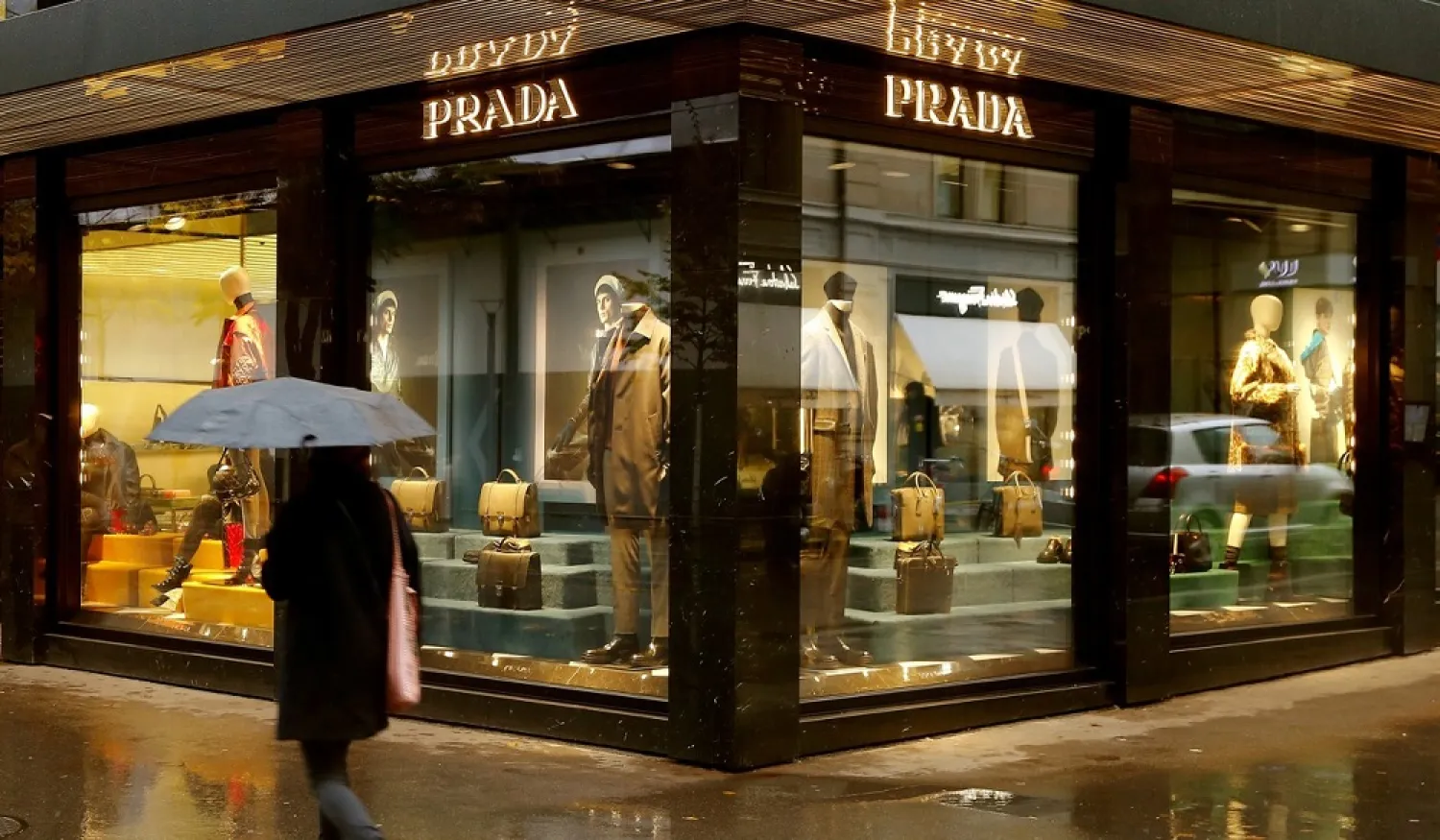 Prada’s sales and profits rebounded at the end of last year from a first-half slump due to the coronavirus pandemic. (Reuters)