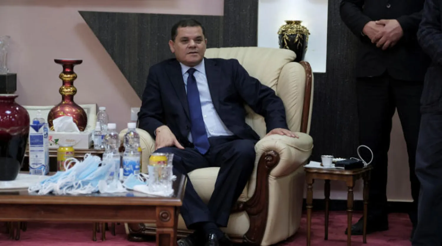 عبد الحميد دبيبة رئيس حكومة الوحدة الوطنية المؤقتة في ليبيا (رويترز)