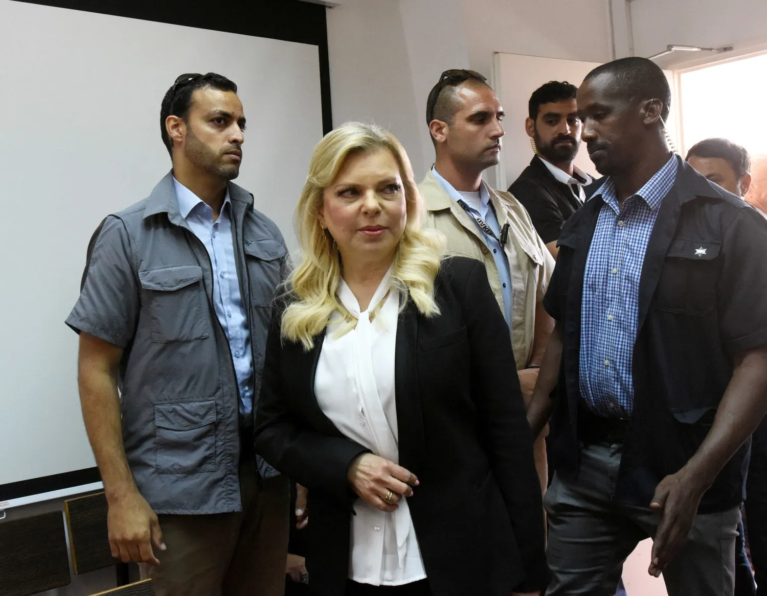 Israeli Prime Minister Benjamin Netanyahu's wife, Sara, arrives in court for a hearing on a plea deal over the misuse of public funds, in Jerusalem, June 16, 2019. Reuters