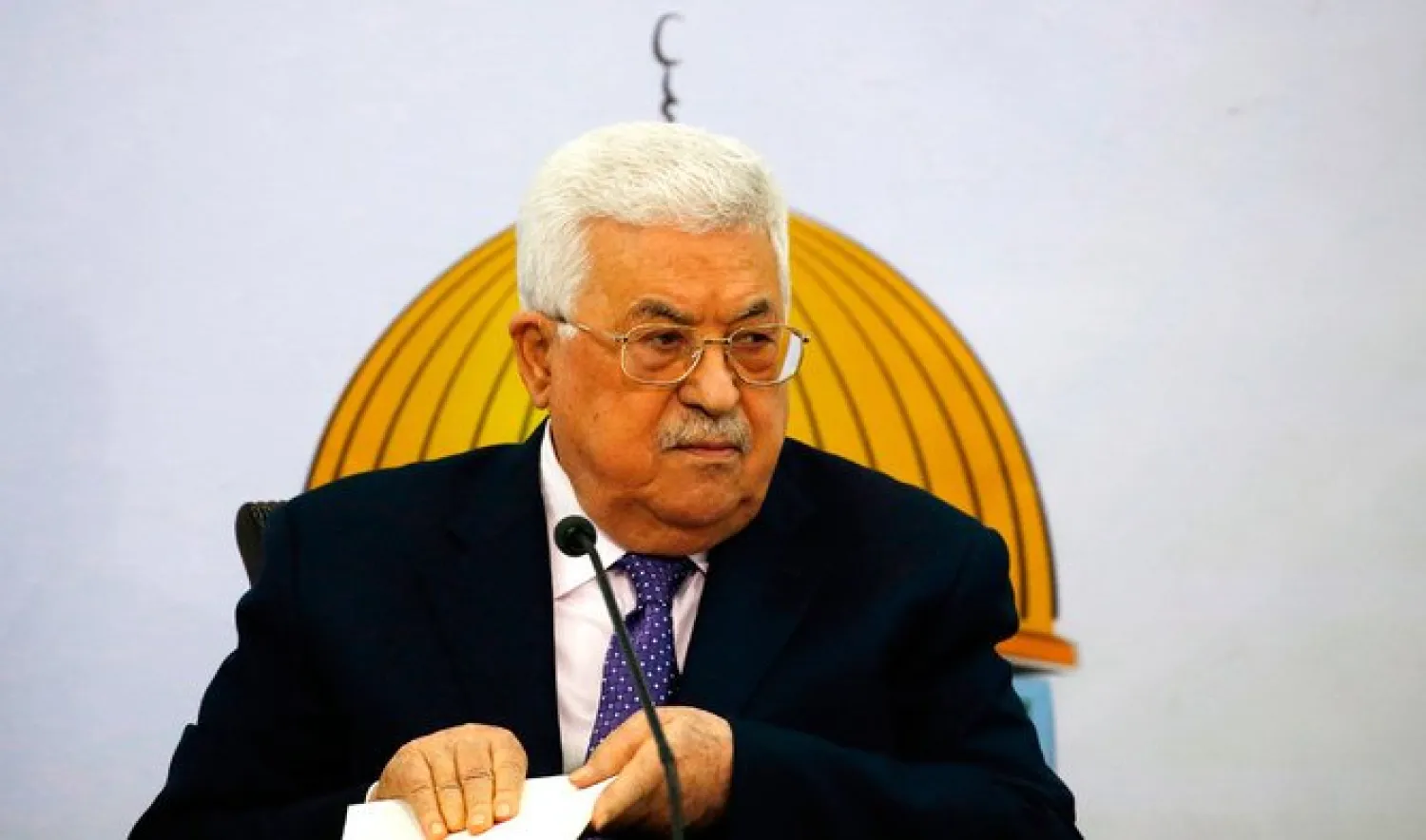 Palestinian President Mahmoud Abbas. (AFP)

