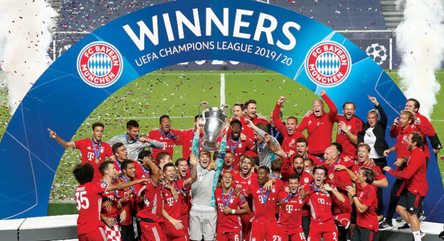 بايرن ميونيخ حصد لقب دوري أبطال أوروبا 2020 (غيتي)