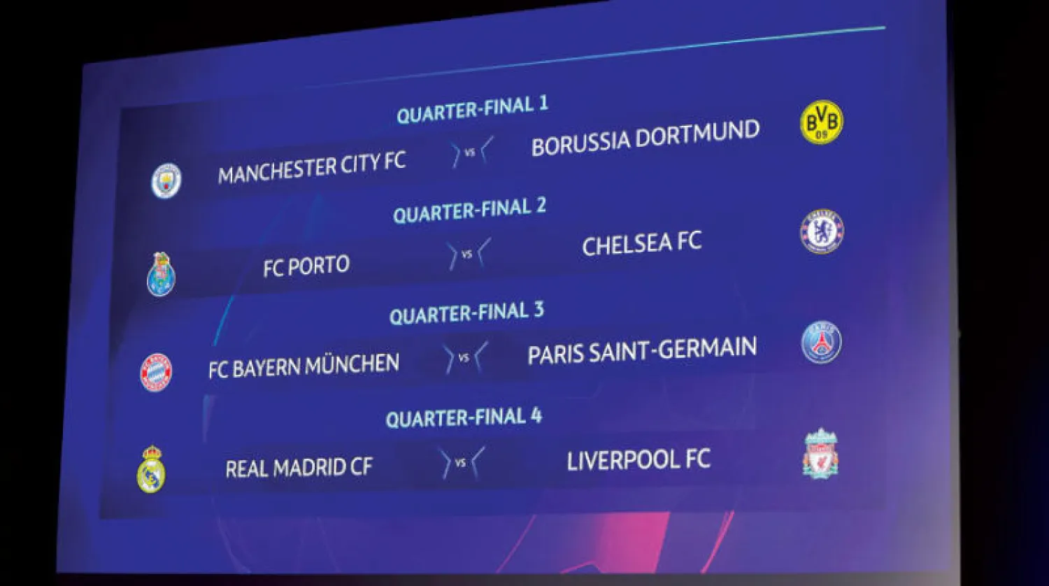 قرعة دوري أبطال أوروبا (أ.ف.ب)