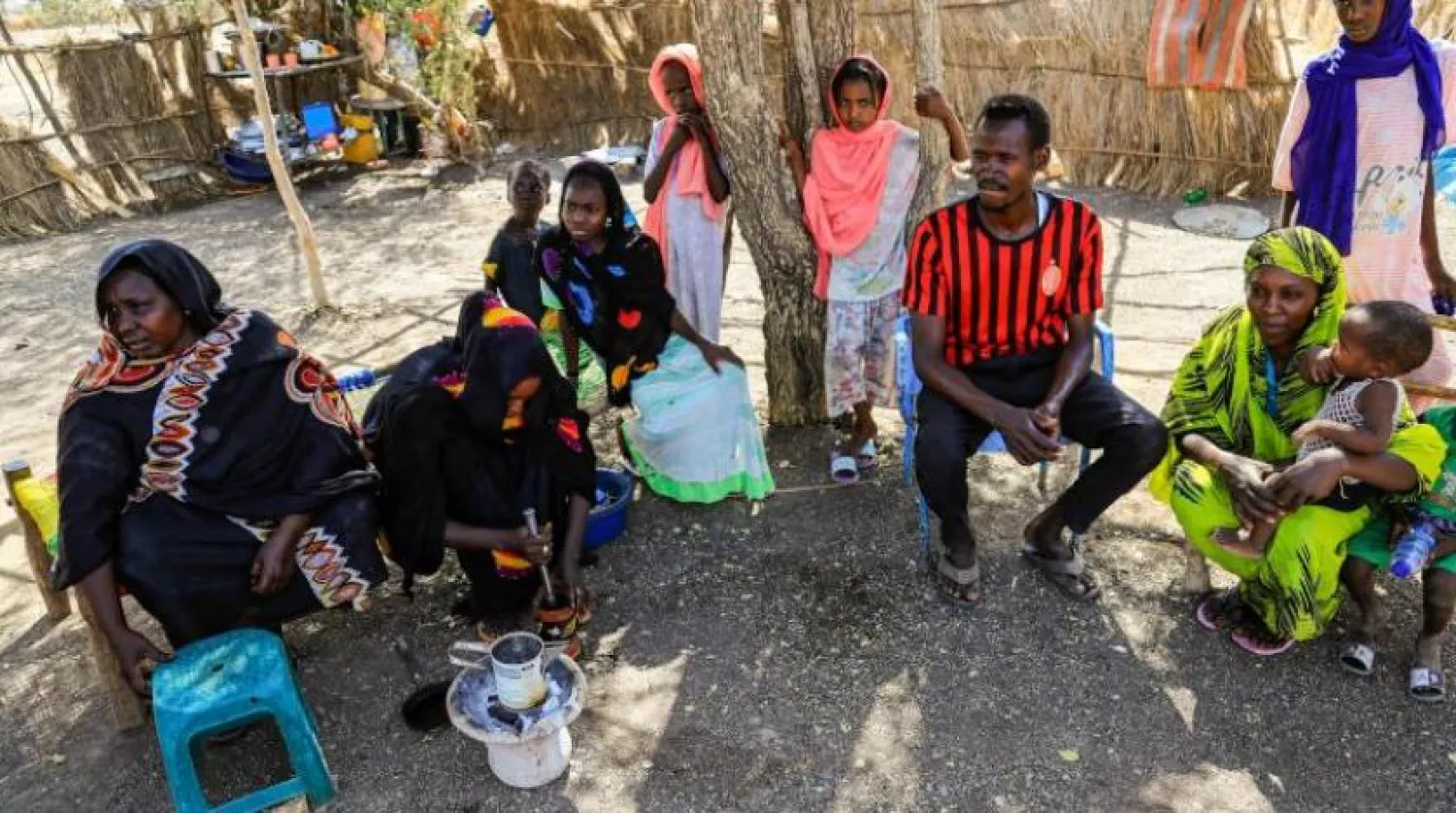 Sudan sınırındaki Etiyopyalı mülteciler (AFP)