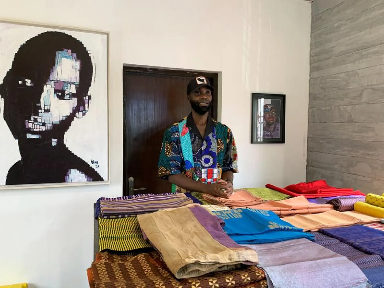 Nigerian Tsemaye Binitie is creating fashion he hopes can also bridge the gap between luxury and the everyday. Reuters
