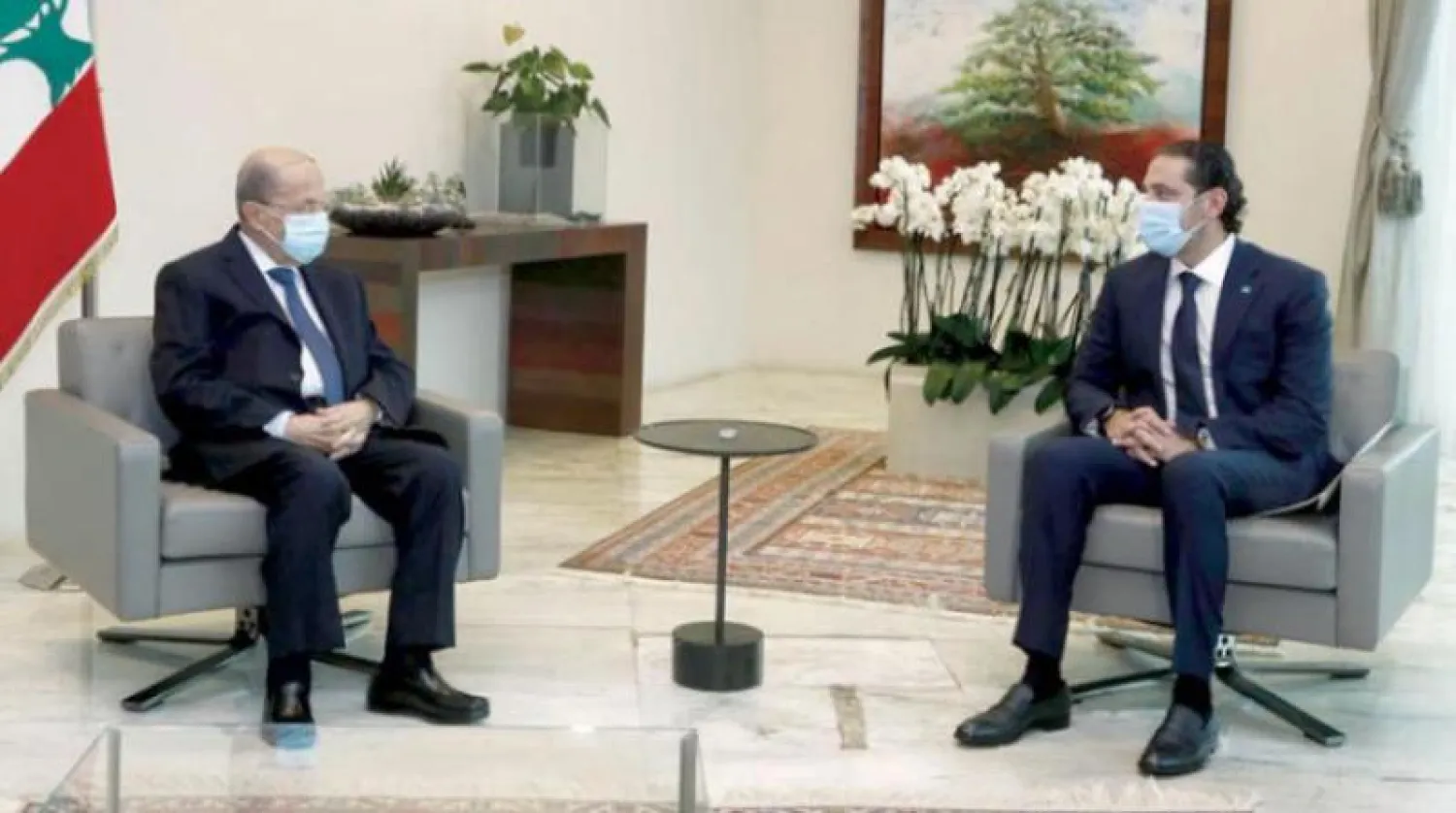 من لقاء سابق للرئيسين عون والحريري (دالاتي ونهرا)