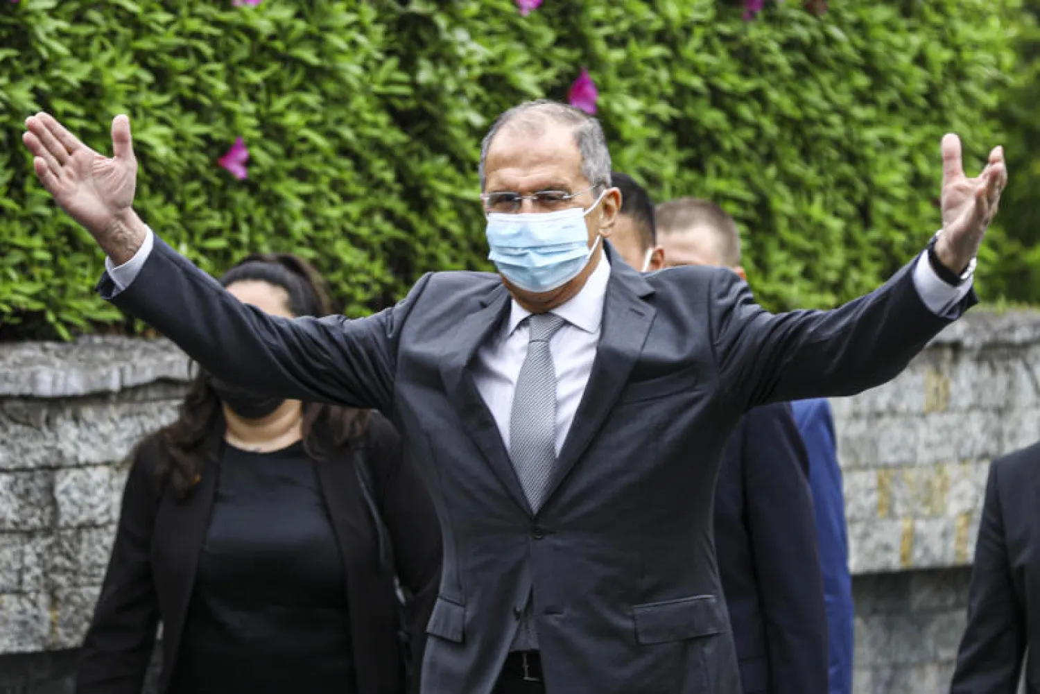 وزير الخارجية الروسي سيرغي لافروف (إ.ب.أ)