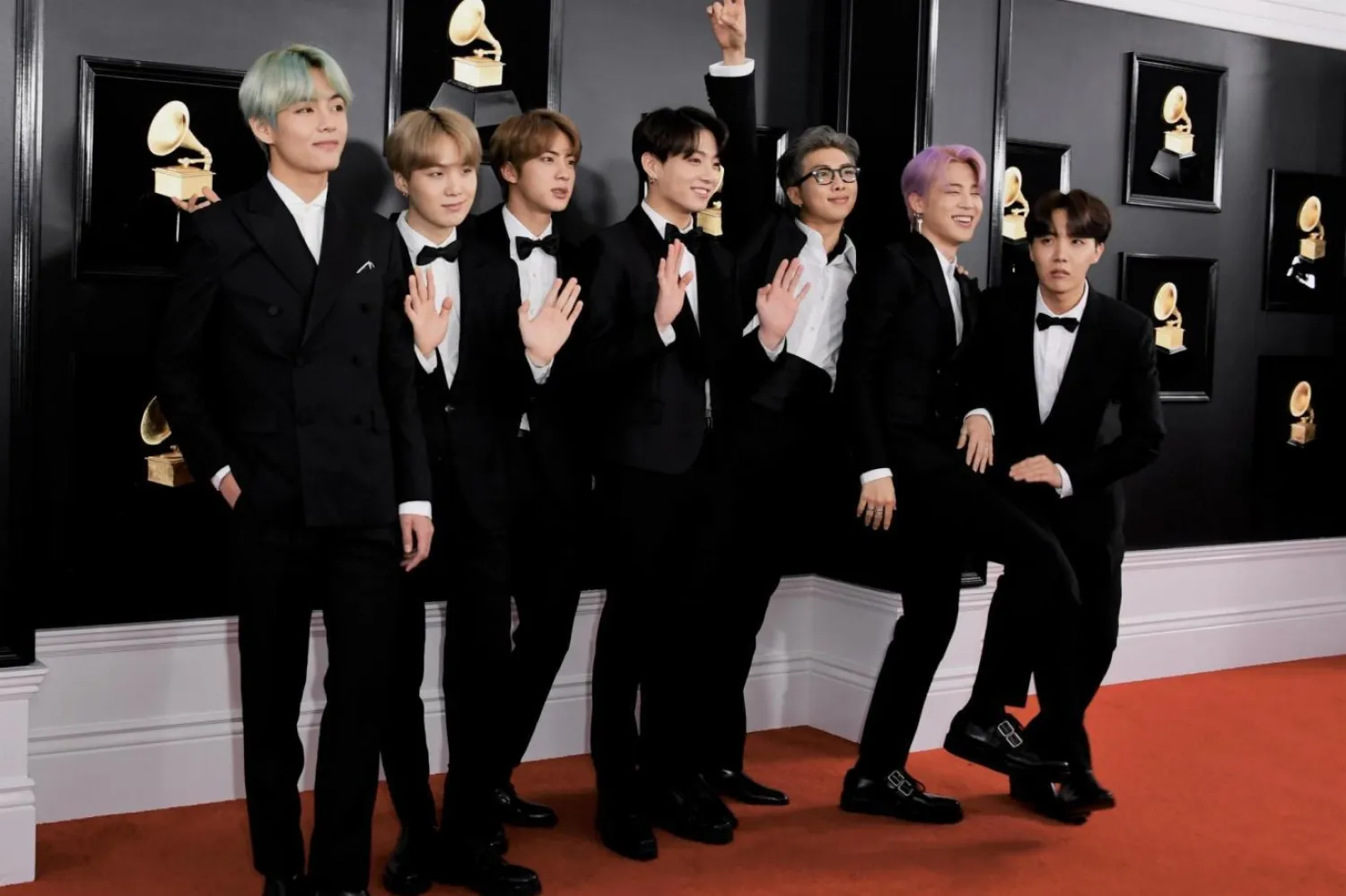 BTS, Grammy Ödülleri'ne aday gösterilen ilk K-pop grubu (AFP)

