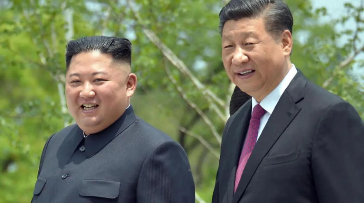 Kuzey Kore lideri Kim Jong-un ve Çin Devlet Başkanı Şi Cinping, Pyongyang'da (Arşivler - AP)
