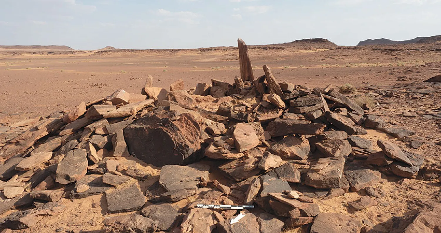 أحد موقعي الدفن في العلا (الشرق الأوسط)