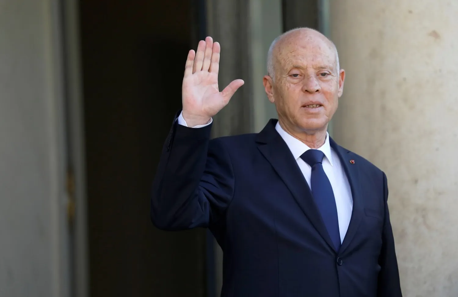 Tunisian President Kais Saied. (Reuters)