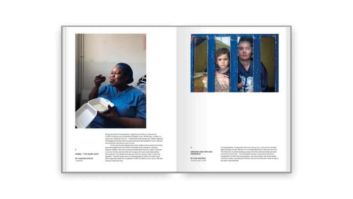 A preview of the new book "Hold Still: A Portrait of Our Nation in 2020", announced by Catherine, Duchess of Cambridge, and the National Portrait Gallery, is seen in this handout picture released by the Kensington Palace in Britain. The National Portrait Gallery/Handout via Reuters