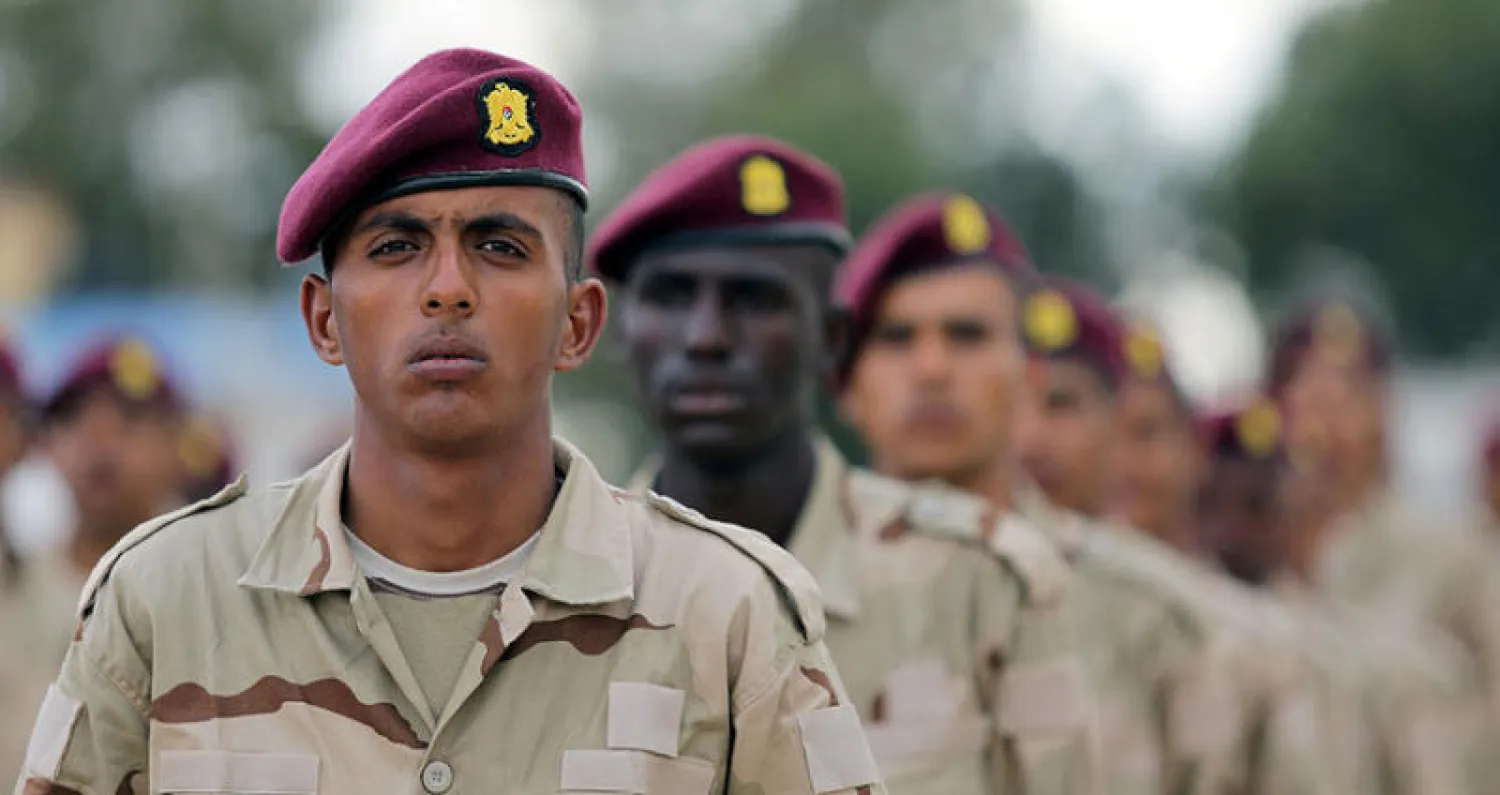 عناصر الجيش الوطني الذي تمكن من توقيف عدة موالين لـ«داعش» في ليبيا (رويترز)