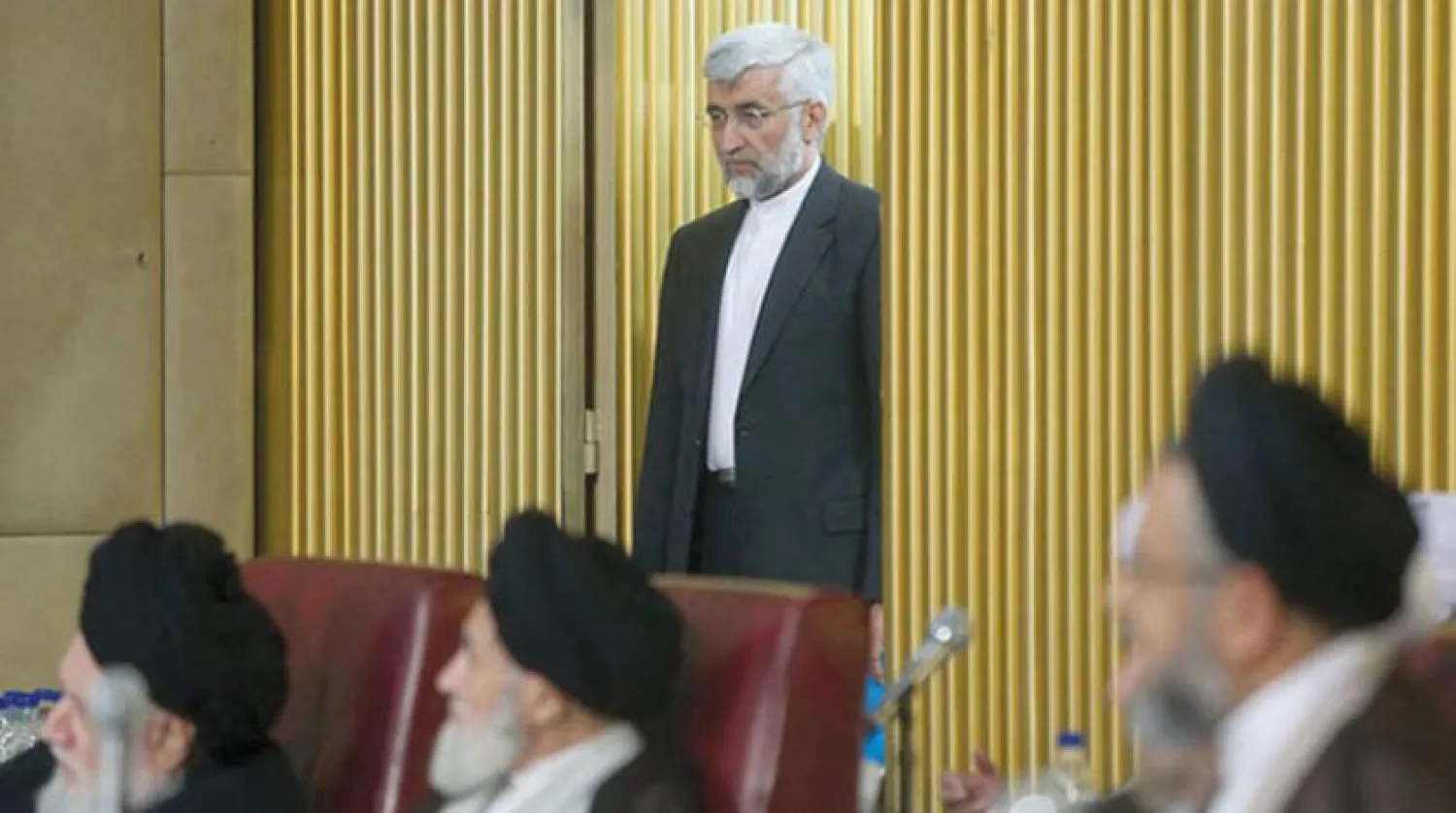 Said Celili, iktidarda nüfuza sahip din adamlarının yer aldığı resmi bir toplantıya katıldı. (Mehr)