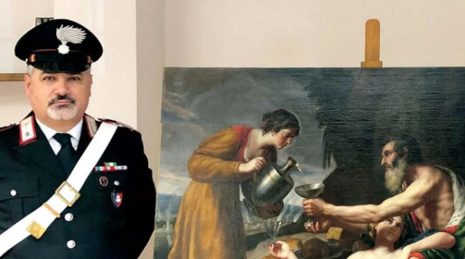 Alman askerleri tarafından çalınan yağlıboya tablo (AFP)