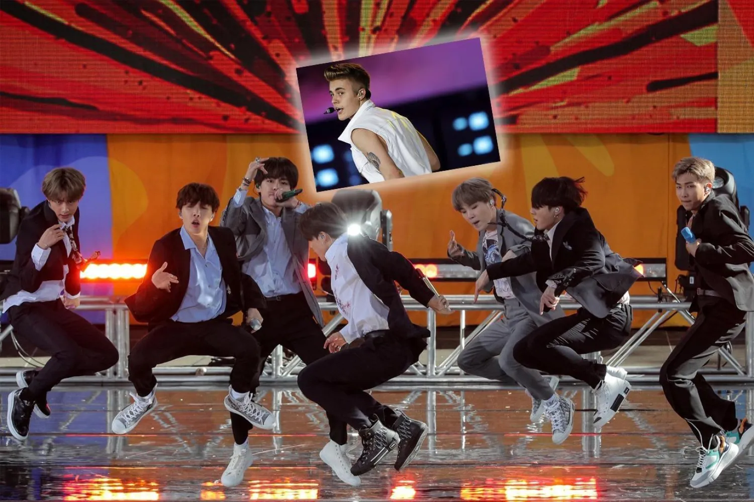 BTS, bu yıl Grammy Ödülleri'ne aday gösterilmesi ve şarkılarının tüm dünyada izlenme rekorları kırmasıyla son dönemde önemli küresel başarılar elde etmişti (Fotoğraflar: Reuters)