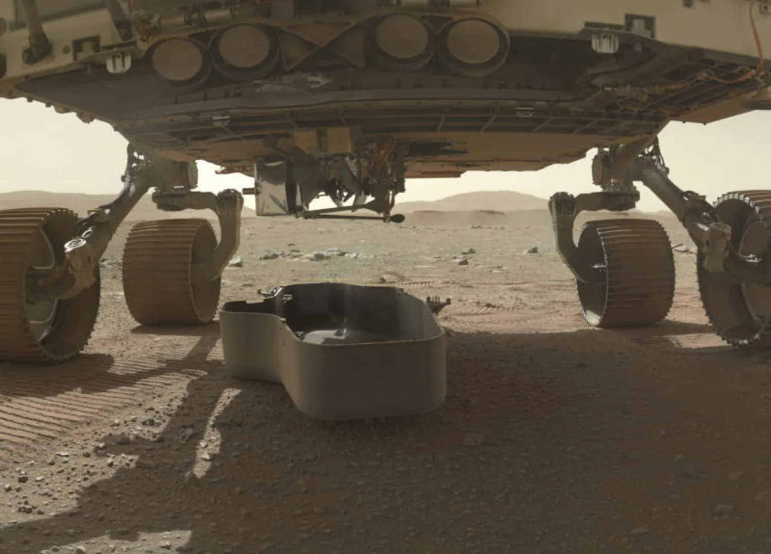 مروحية «إنجينيويتي» على سطح المريخ (إ.ب.أ)