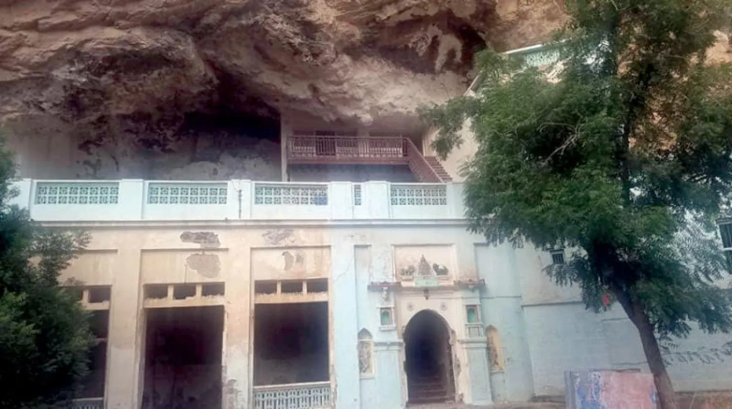 جانب من أكبر معبد هندوسي في عدن (الشرق الأوسط)