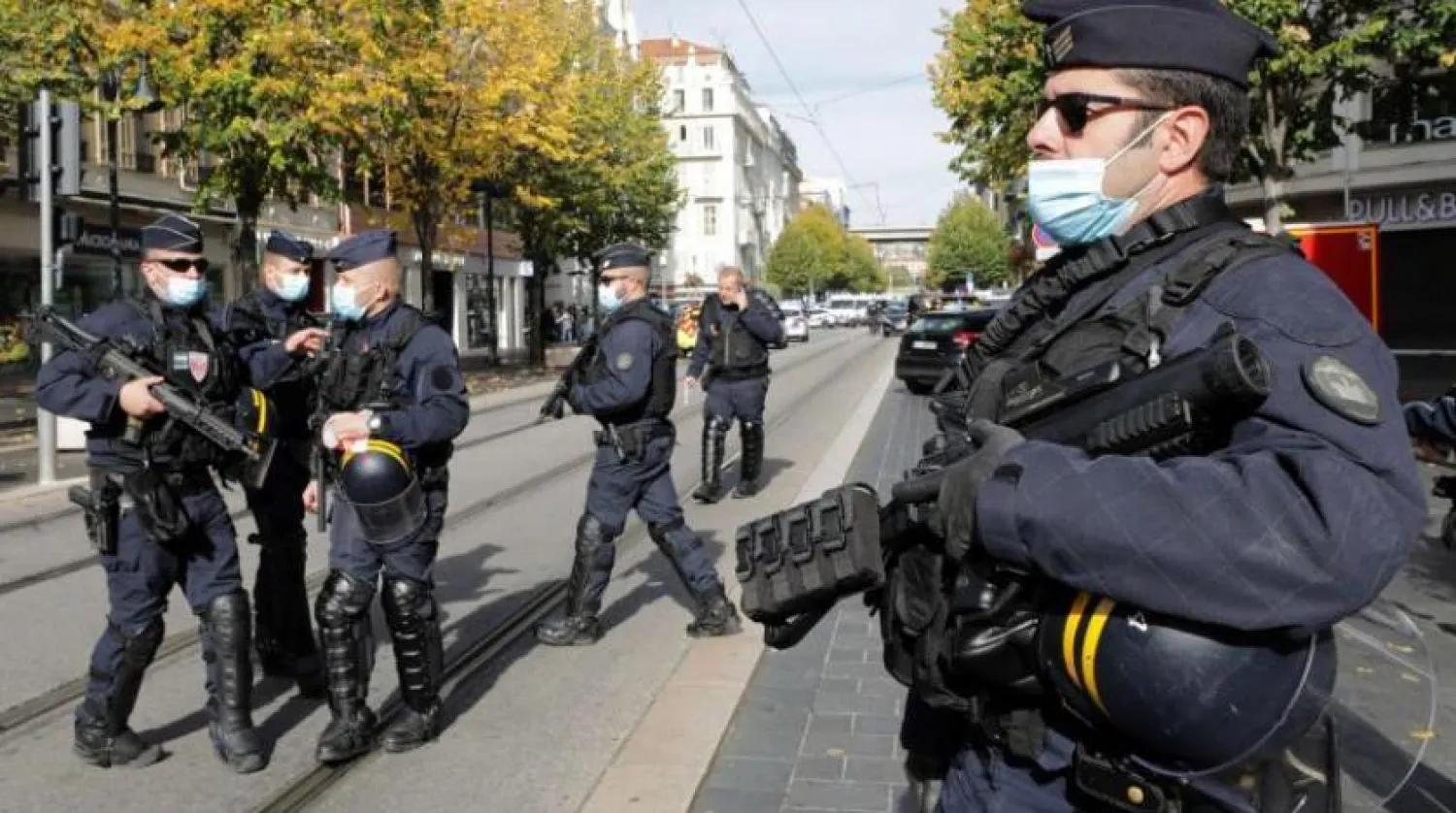 French police at the site of an attack. Reuters file photo