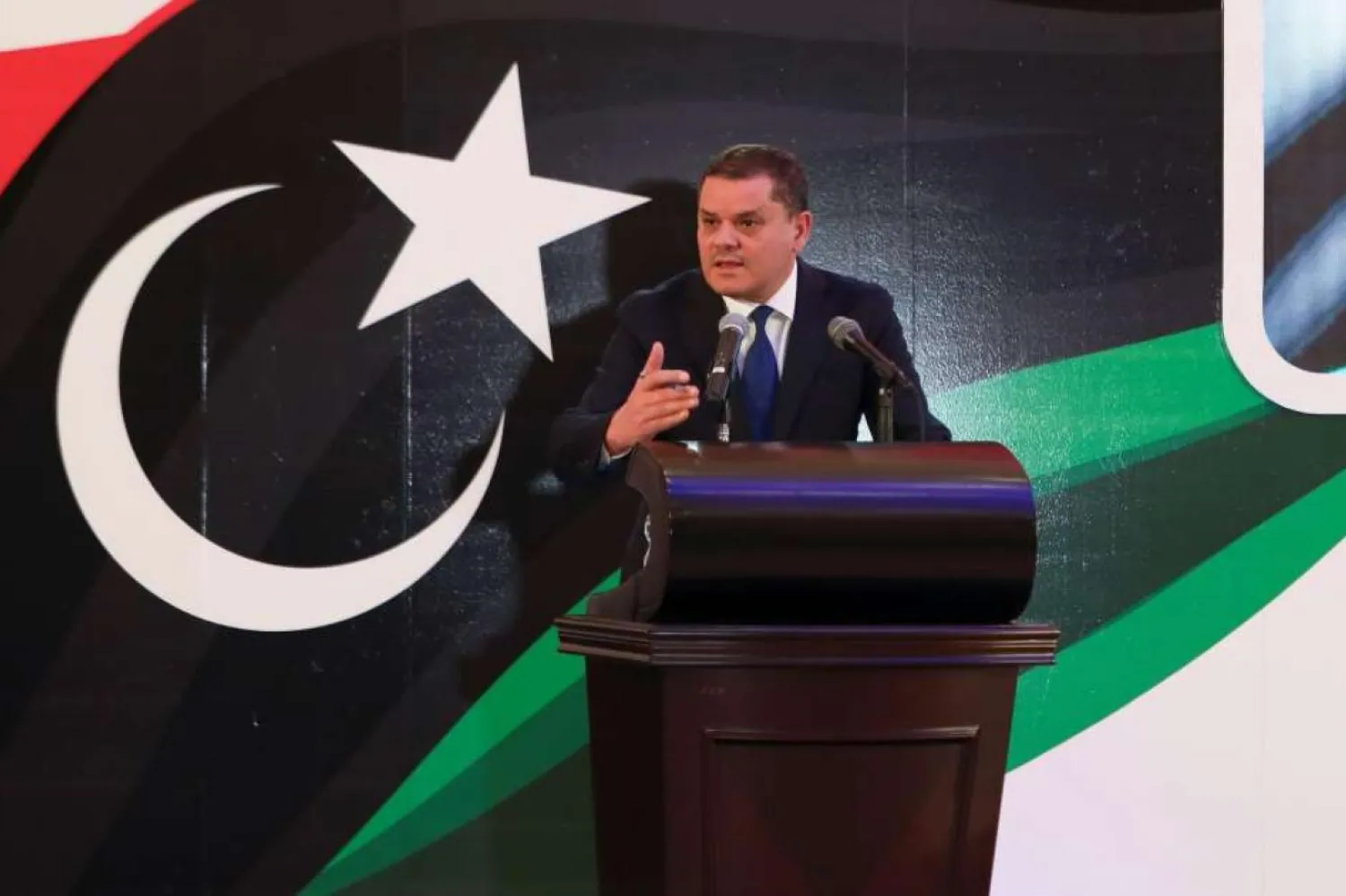 Libya BAşbakanı Abdulhamit Dibeybe. (Reuters)