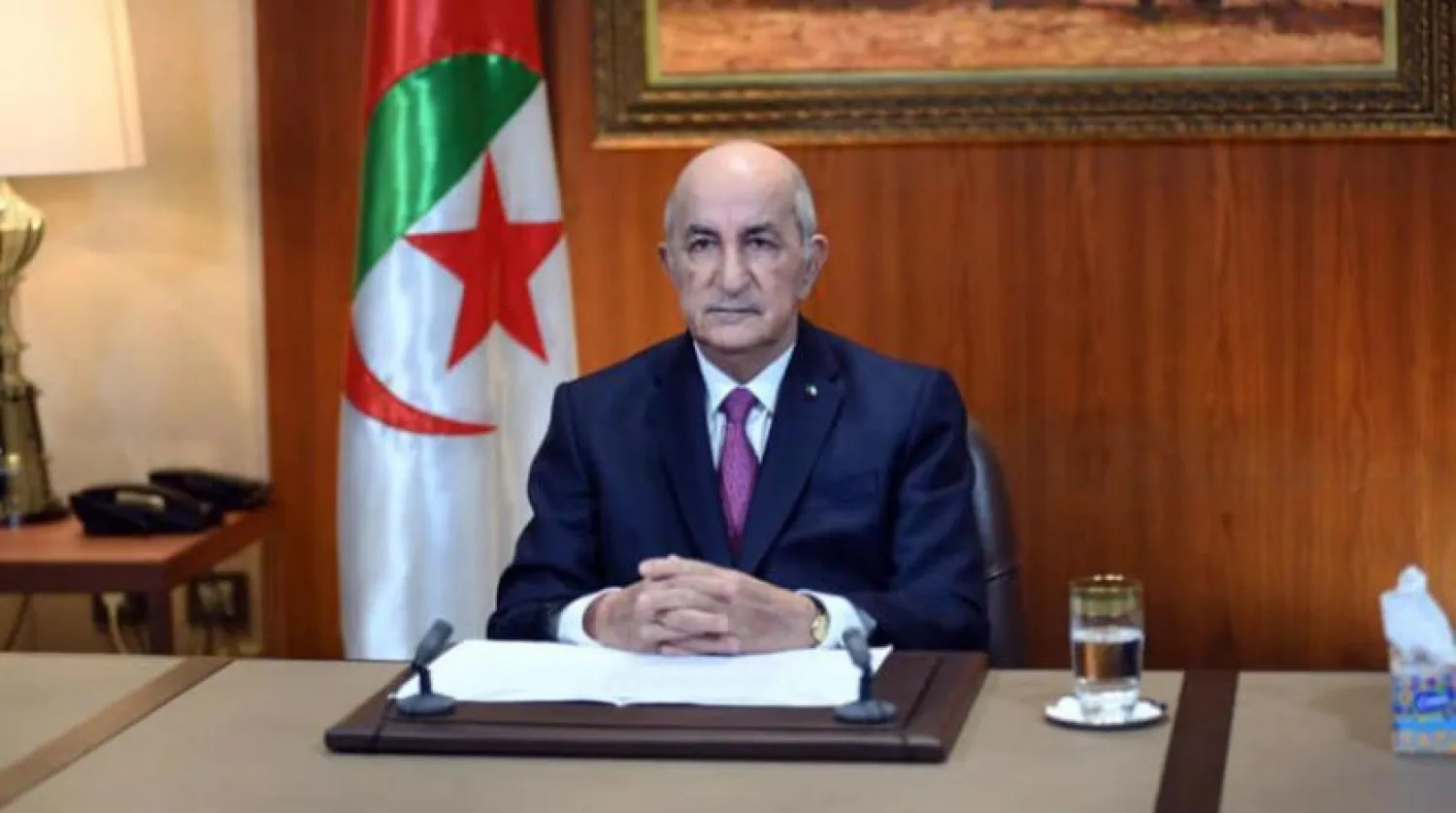 Algerian President Abdelmadjid Tebboune. (EPA)
