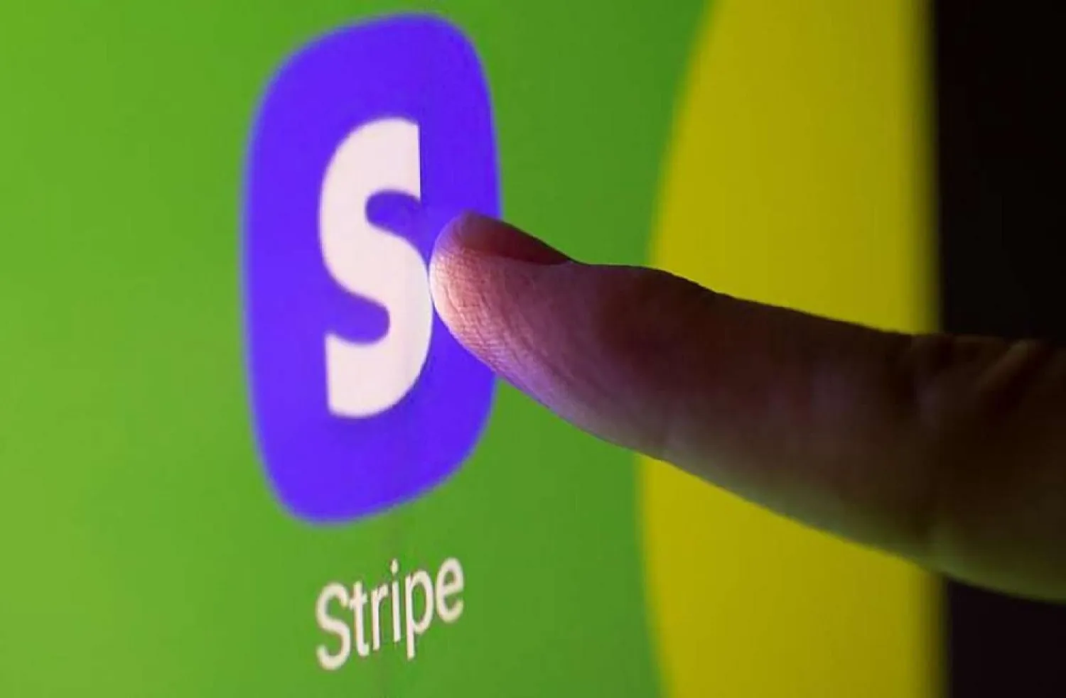 The Stripe app logo is displayed in this illustration taken March 15, 2021. (Reuters)