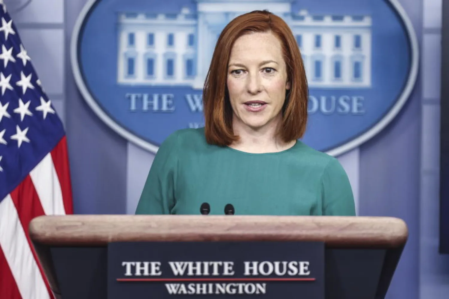 المتحدثة باسم الرئاسة الأميركية جين ساكي (إ.ب.أ)