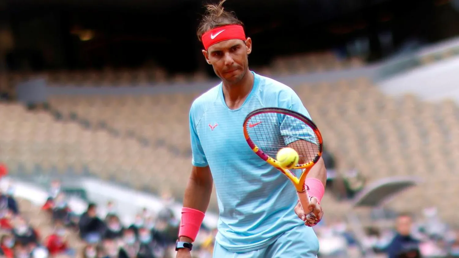 Rafael Nadal at the French Open. Reuters file photo