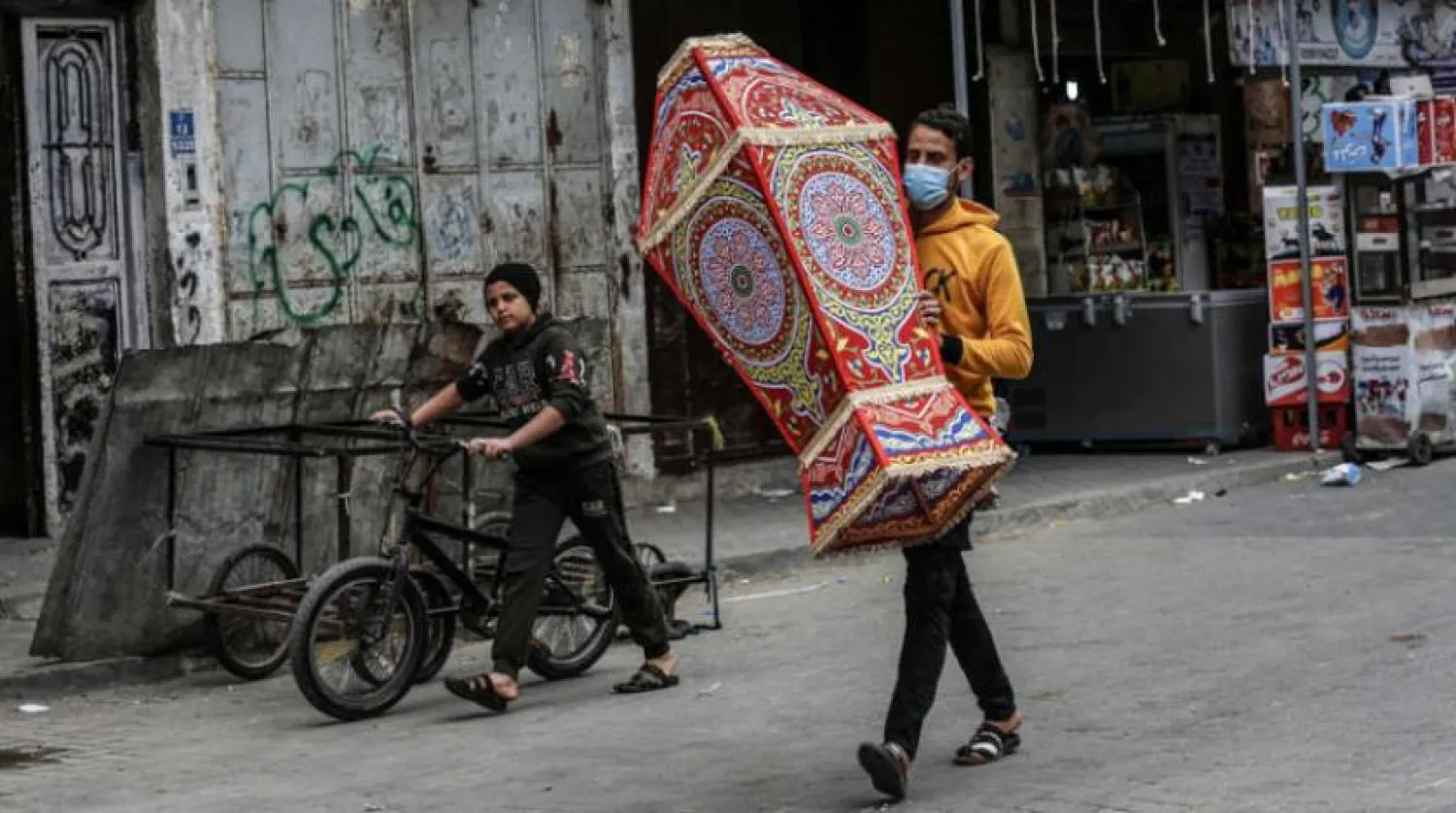 Palestinians prepare for Ramadan in Khan Younis, Gaza. (AFP)