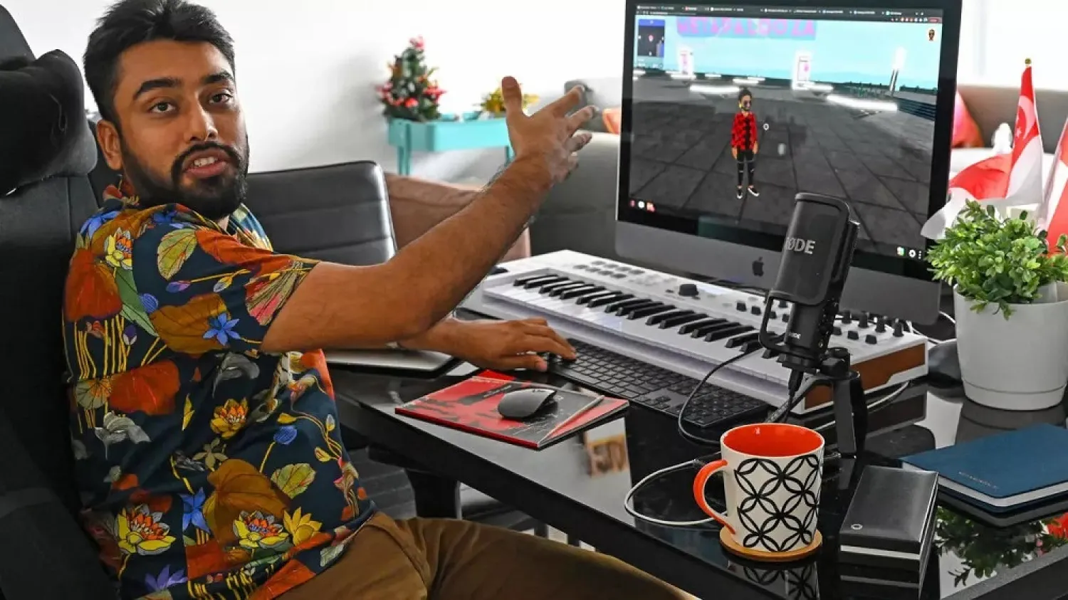 Vignesh Sundaresan's unpretentious demeanor offers no clue that he is a multimillionaire investor. (AFP)