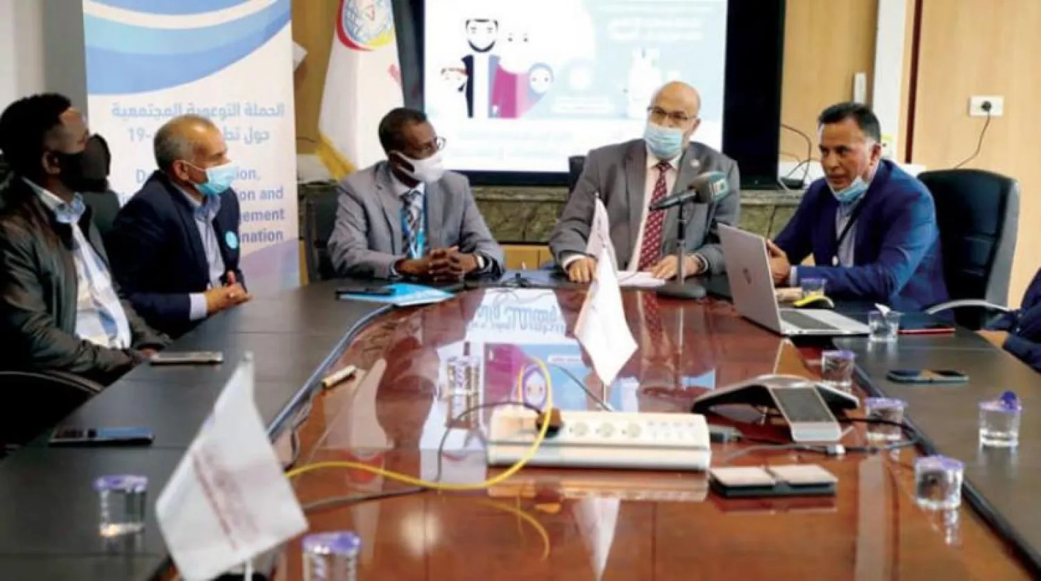 Libya Ulusal Hastalık Kontrol Merkezi, koronavirüs aşısının önemine yönelik farkındalık kampanyası başlattı. (Ulusal Merkez)