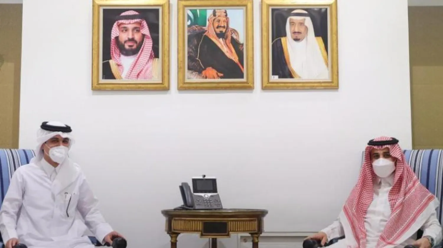 Riyad'da yapılan görüşmeden (Suudi Dışişleri Bakanlığı)
