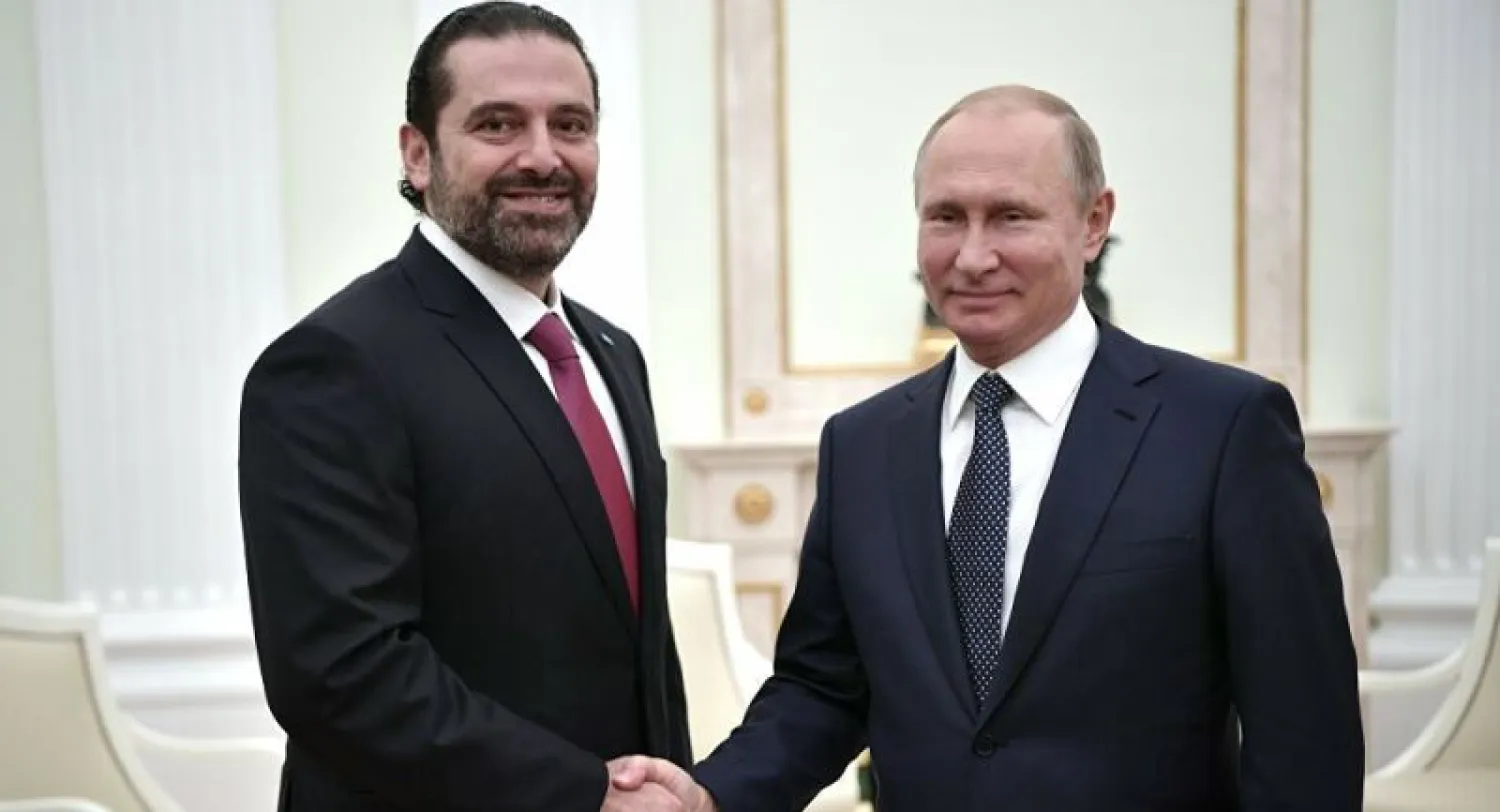 Lebanese Prime Minister-designate Saad Hariri held a 50-minute phone call with Russian President Vladimir Putin on Thursday (file photo/NNA)