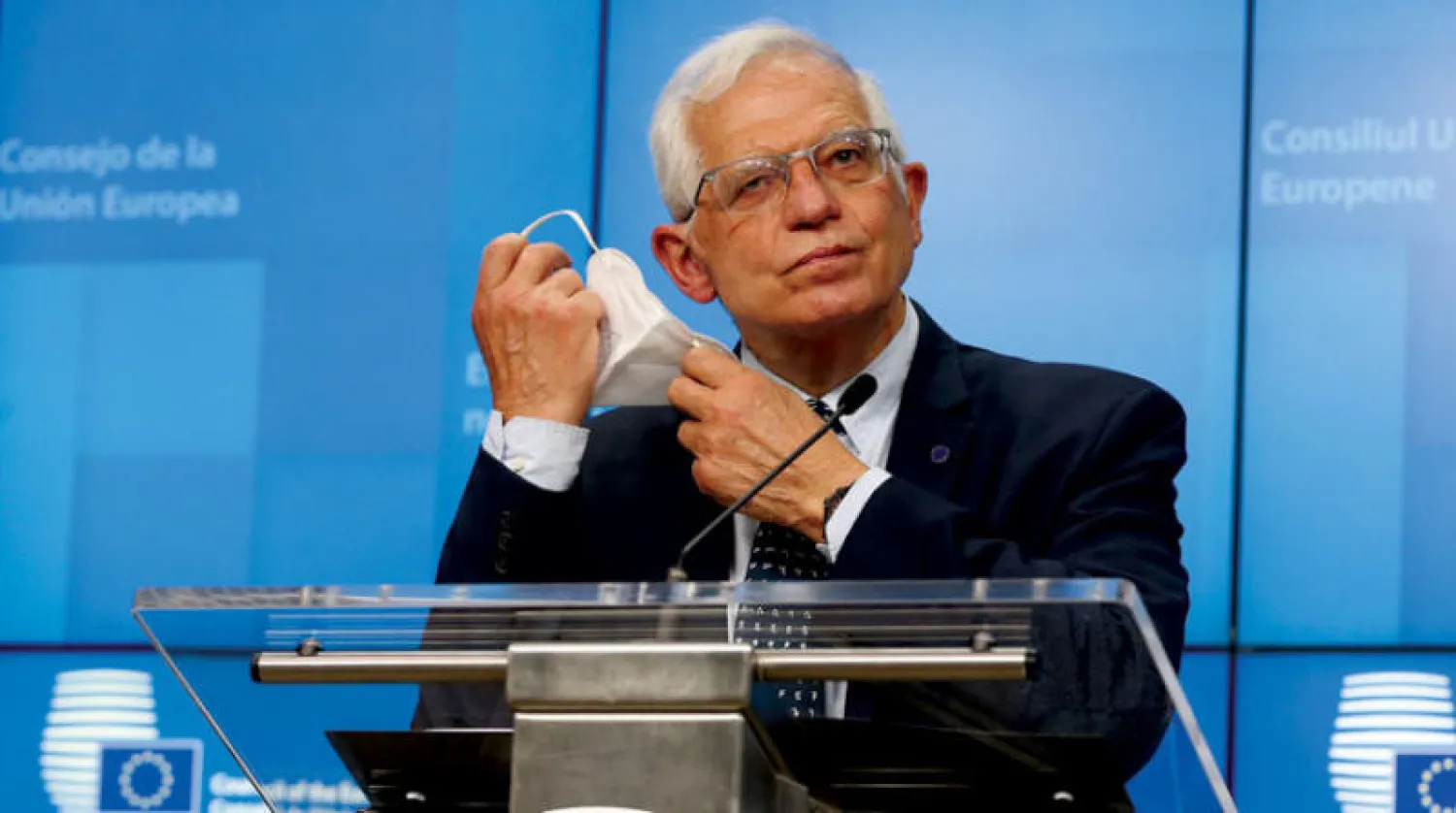 وزير خارجية الاتحاد الأوروبي جوزيب بوريل قال إن «العلاقات مع روسيا لا تتحسن. على العكس، يتصاعد التوتر في مختلف المجالات» (إ.ب.أ)