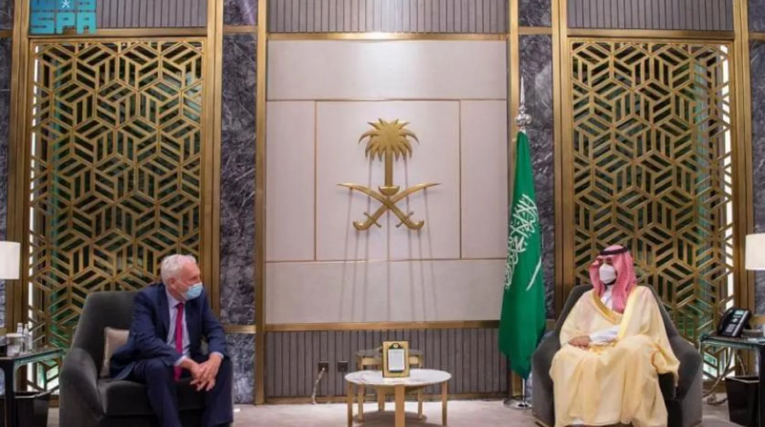 The Saudi Crown Prince and Lister reviewed bilateral relations between the two countries and ways to enhance them. SPA